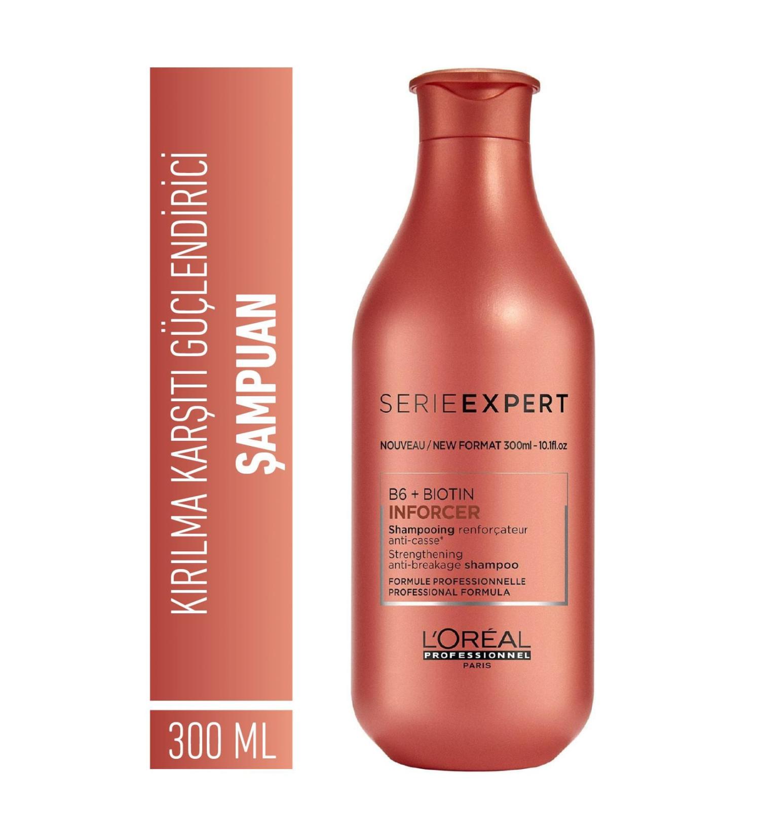 L'oreal Professionnel Serie Expert Inforcer Anti-Breakage Strengthening Shampoo 300 ml - Buy Online on GoSupps.com