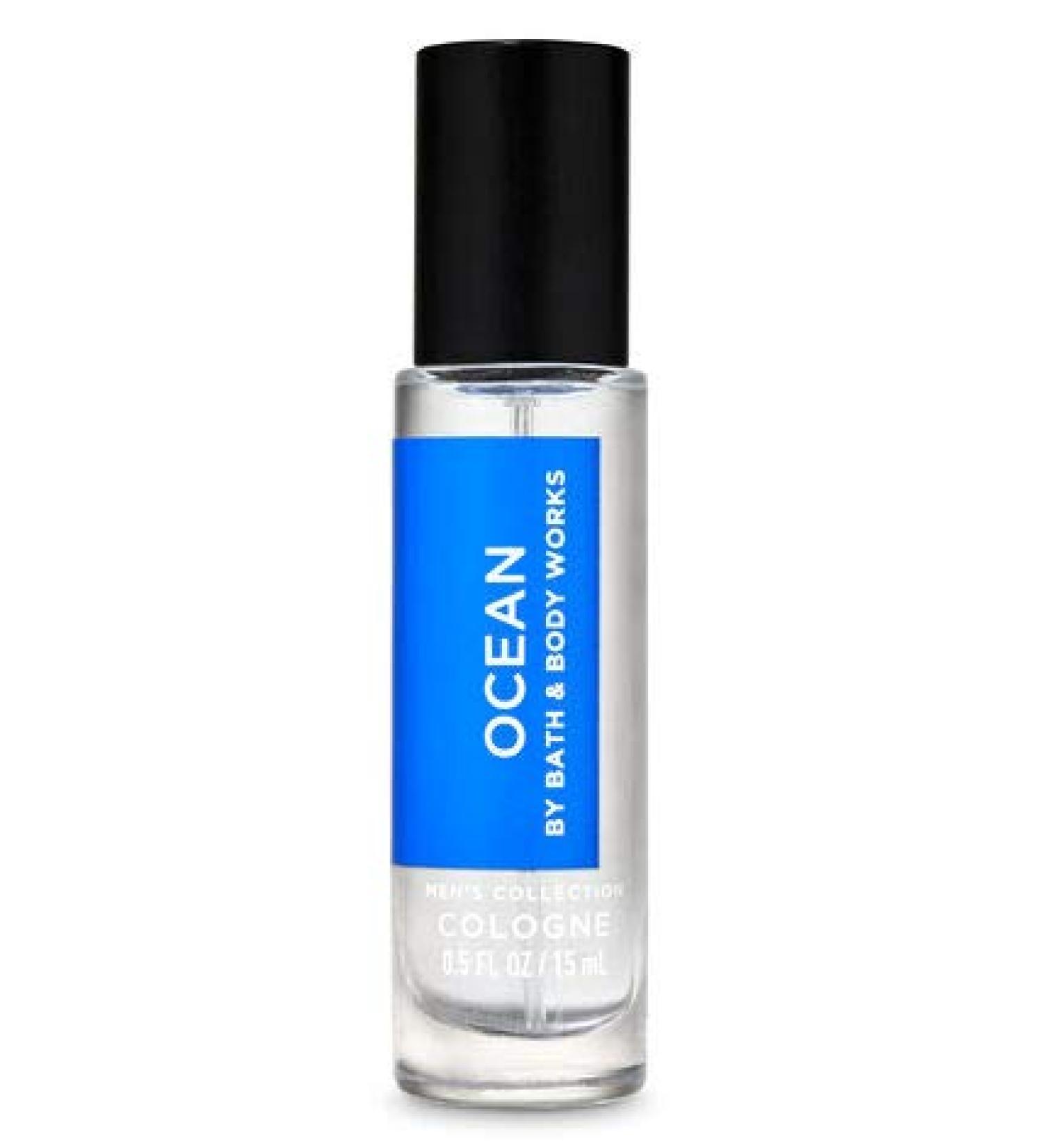 Bath and Body Works Mini Pocket Size (0.5 fl oz/ 15ml) Ocean Cologne Ocean 0.5 Fl Oz (Pack of 1)