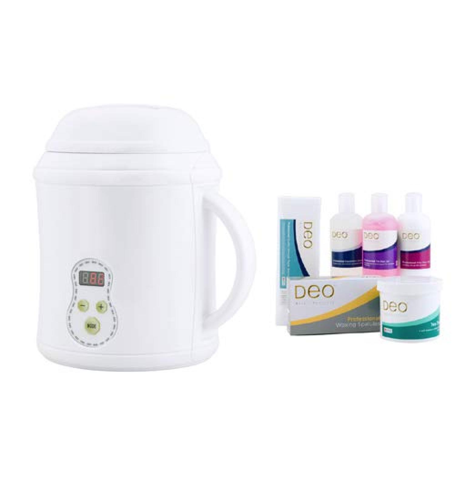 DEO 1000 CC Digital Fast Heating Wax Vessel - Electric Heater for Beauty Therapists & Students | Ideal for Leg & Body Waxing - Buy Online on GoSupps.com