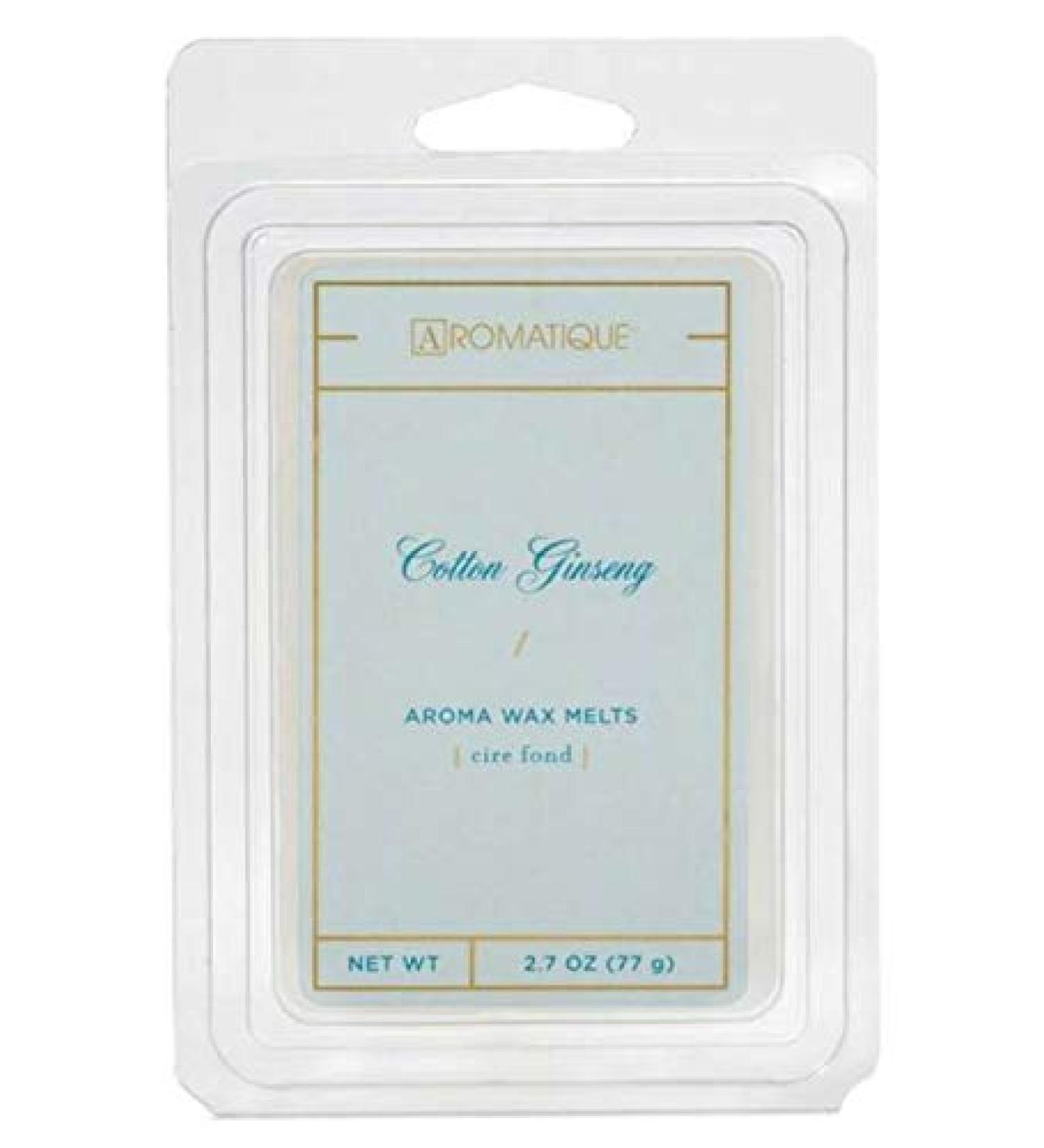 Cotton Ginseng Aroma Wax Melts 2.7 oz Tray by Aromatique (1)