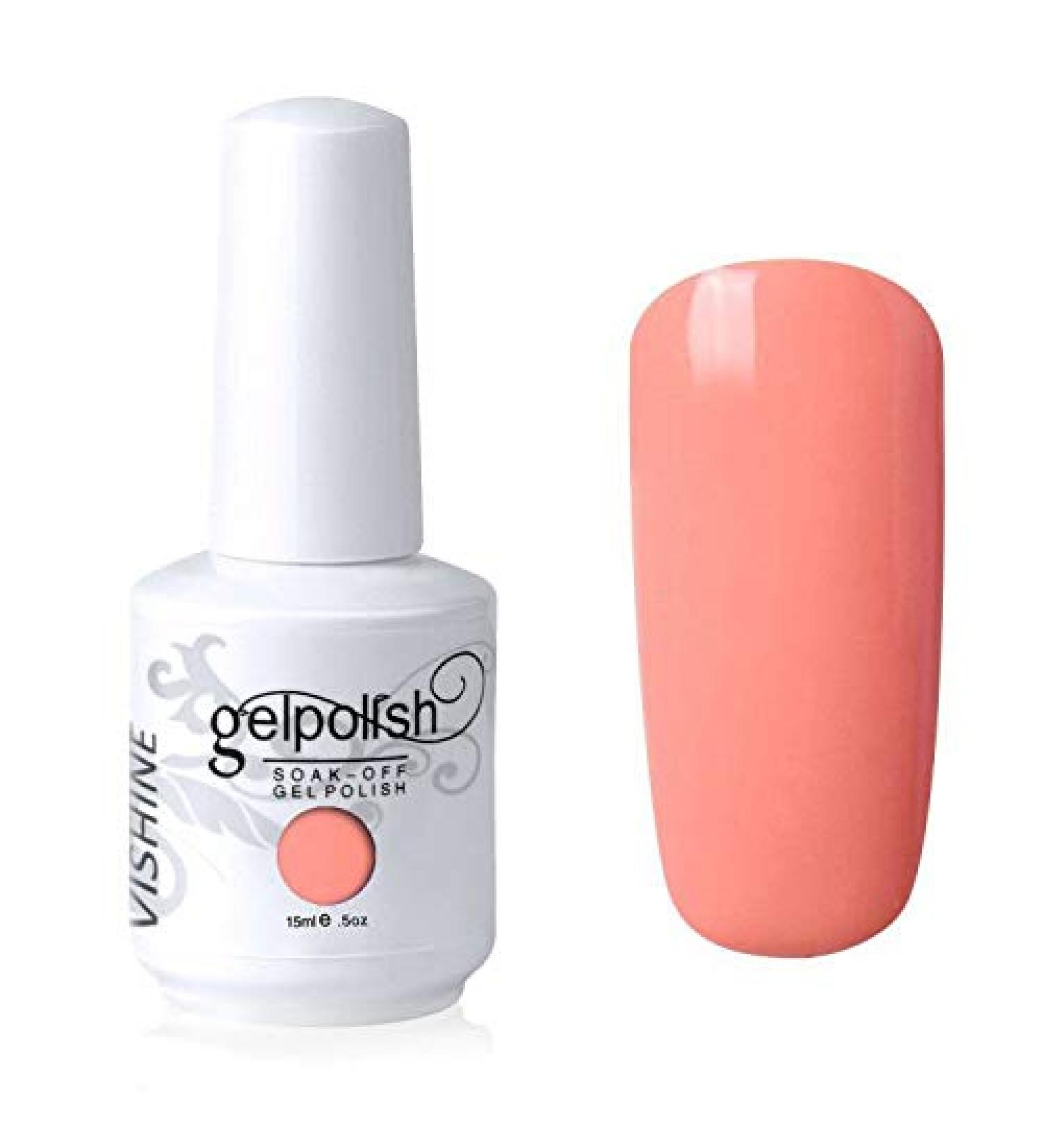 Vishine Soak-Off UV LED Gel Polish Nail Art Manicure Lacquer Coral (121) - Buy Online on GoSupps.com
