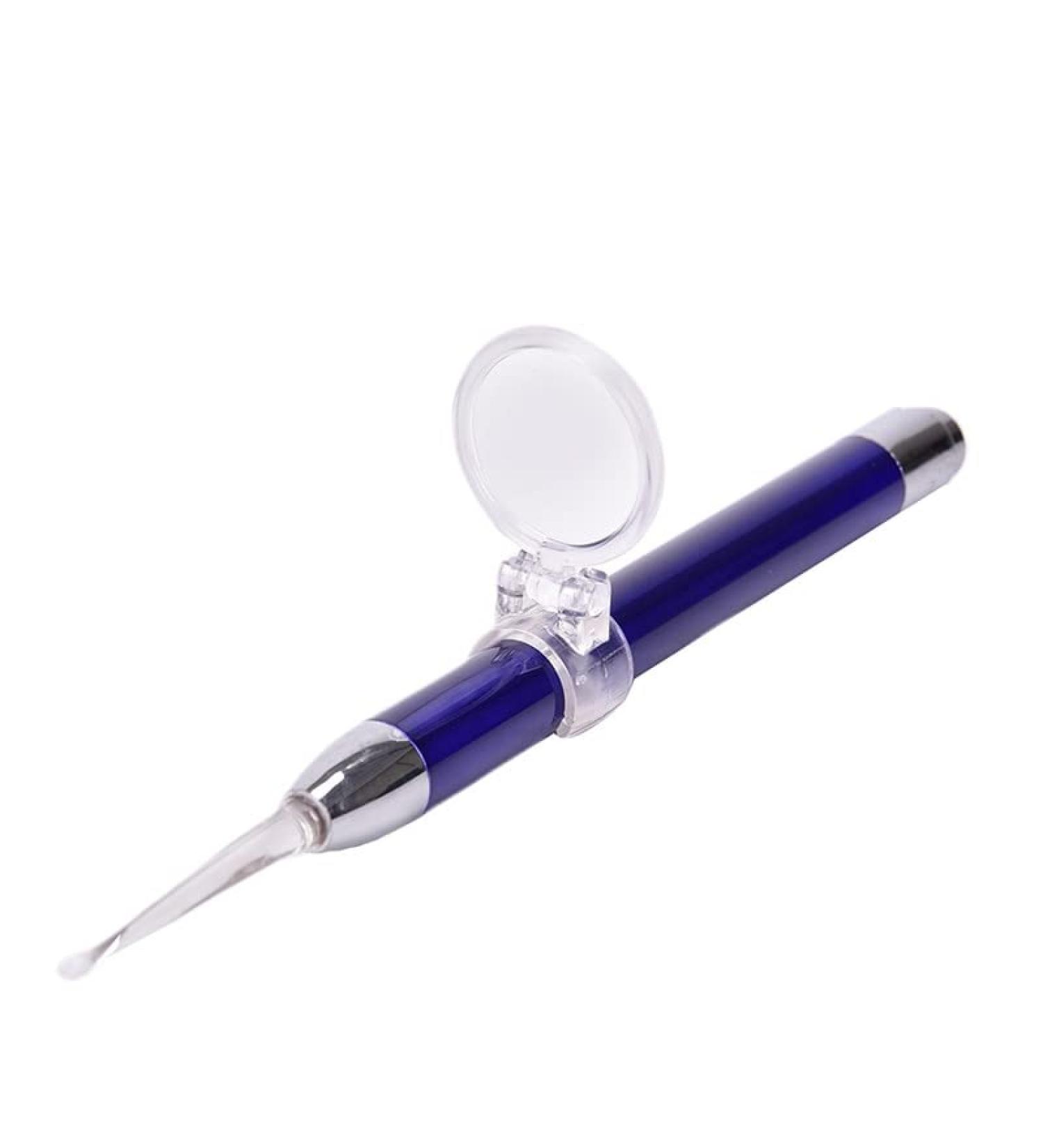 Ear Wax Removal Tool with Light Spoon and Magnifier - Blue - Buy Online on GoSupps.com