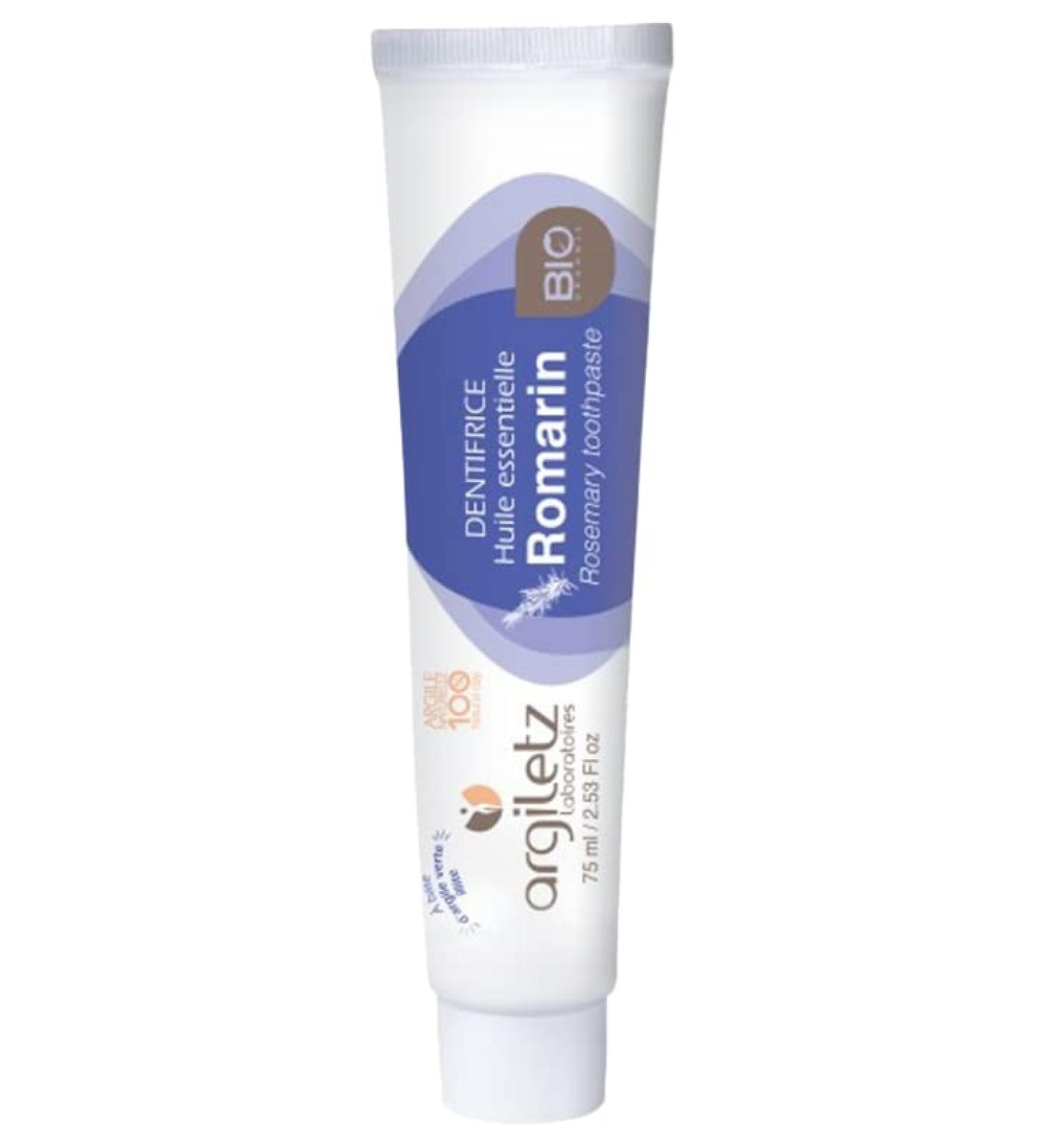  ARCILIA (ARCILIA) Argiletz Green Clay Toothpaste Rosemary Arome 75 ml Organic Natural French - Buy Online on GoSupps.com