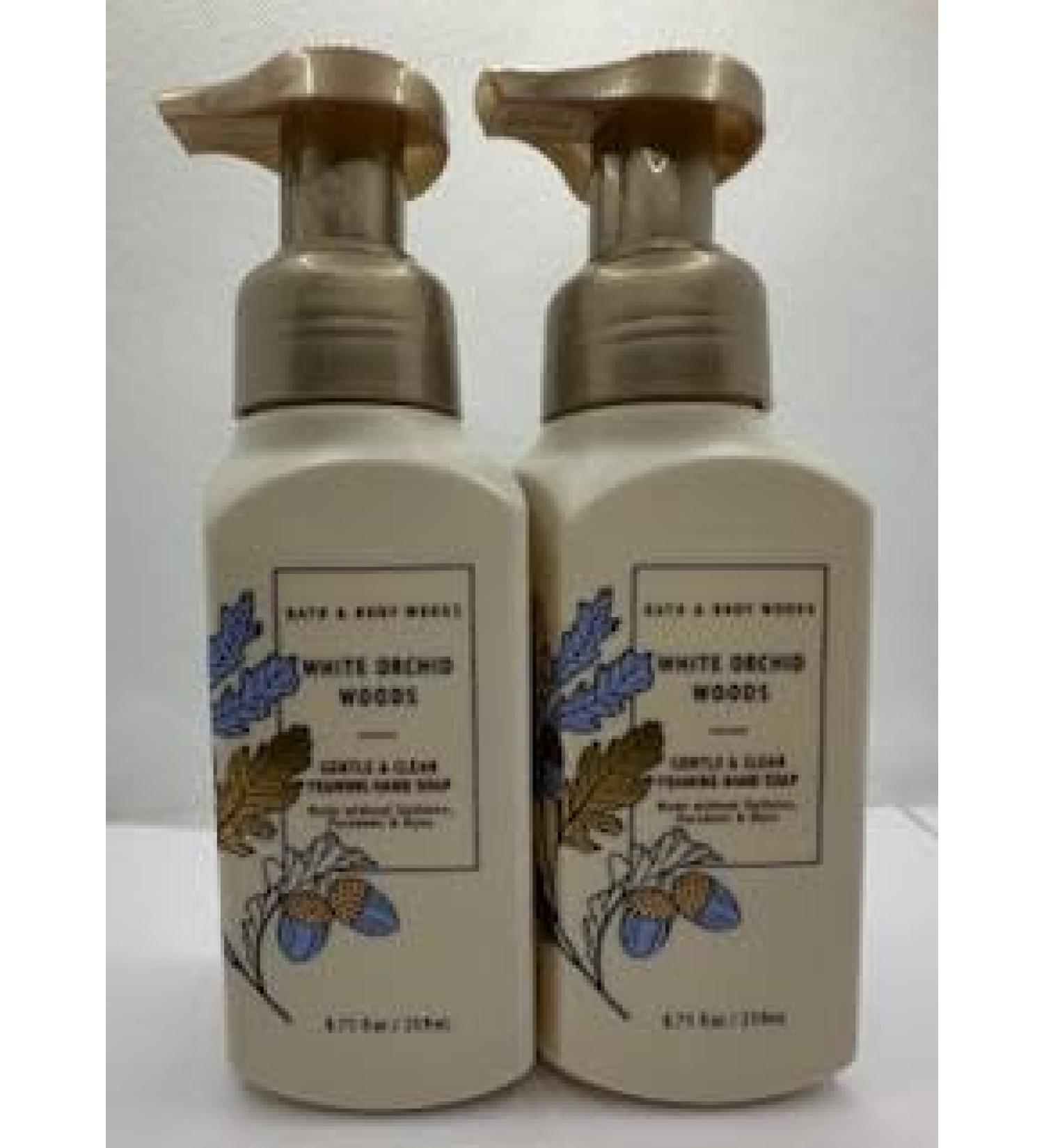 Buy Set of 2 White Orchid Woods Foaming Hand Soap - Gentle & Clean 8.75 Ounce - International Shipping Available - Buy Online on GoSupps.com