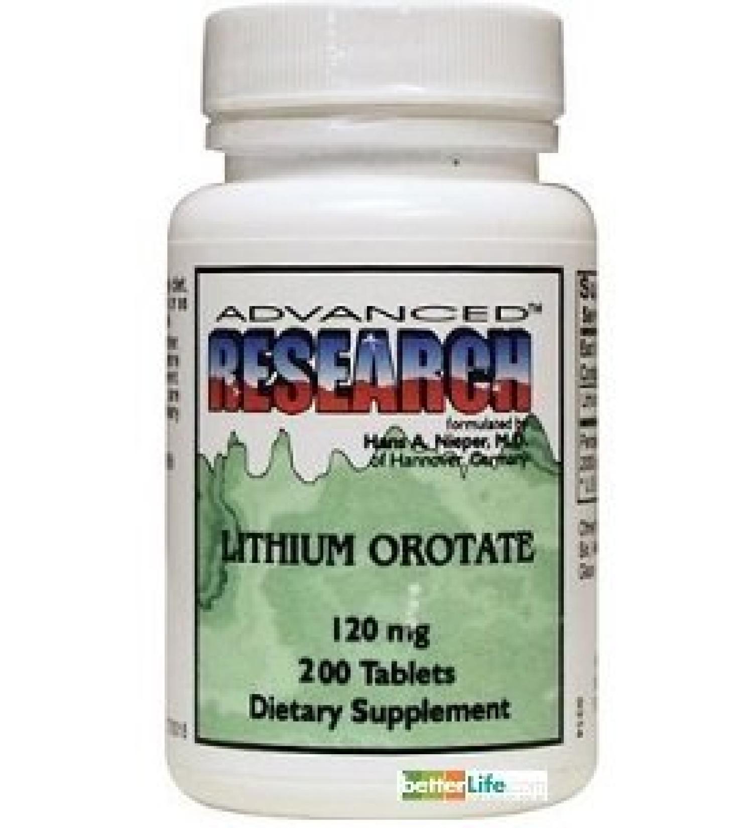NCI DR. HANS NIEPER LITHIUM OROTATE 200 TAB
