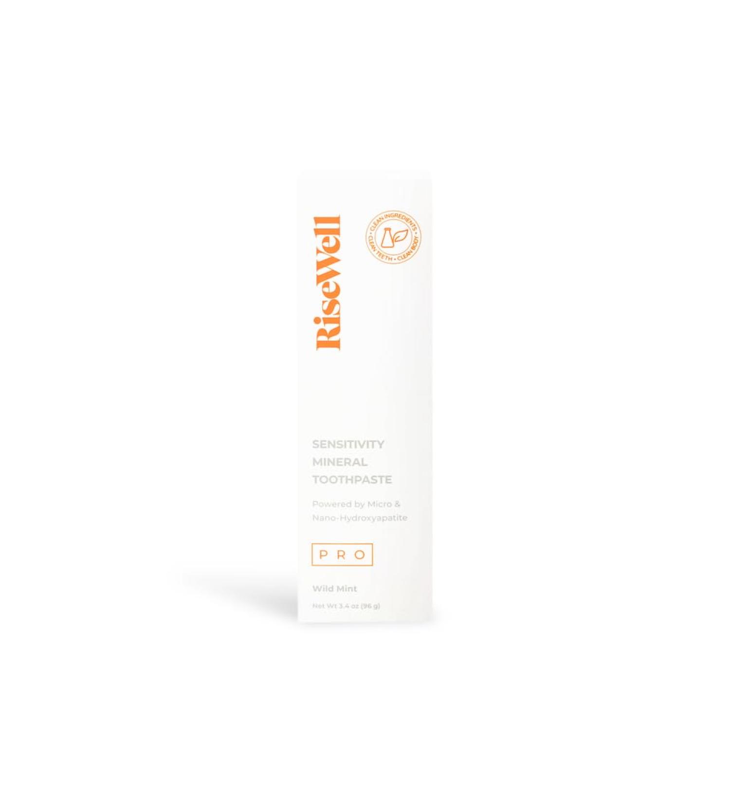 PRO Mineral Toothpaste - 100 ml | RiseWell | Natural Tooth Care for Whiter Teeth & Fresh Breath | International Shipping Available - Buy Online on GoSupps.com