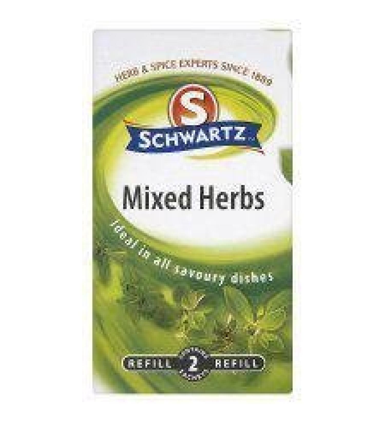 Schwartz Mixed Herbs Refill 9G by Schwartz