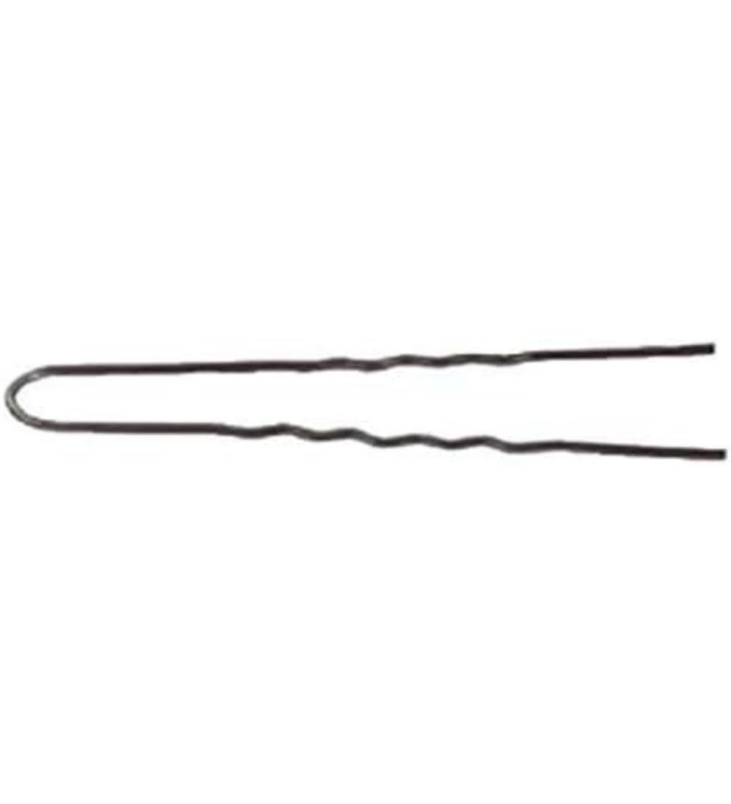 Efalock Professional hairpin Mademoiselle wavy 45 mm black 50 pieces black 50 pieces (1 pack)