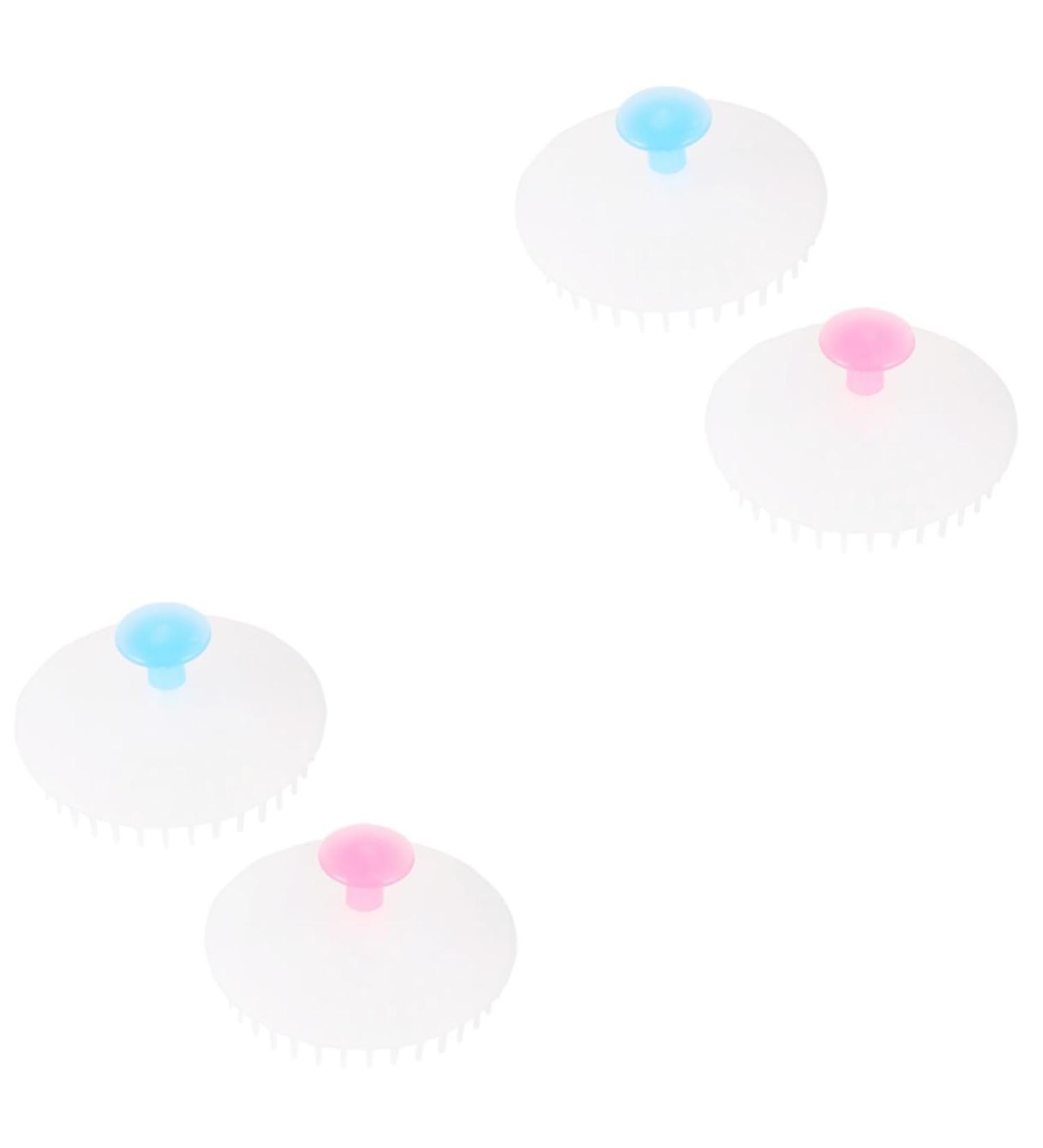 Beaupretty 4-Piece Shampoo Brush Set | Scalp Massager & Hair Cleaning Brush for Stress Relief | Ideal for Kids & Girls - Buy Online on GoSupps.com