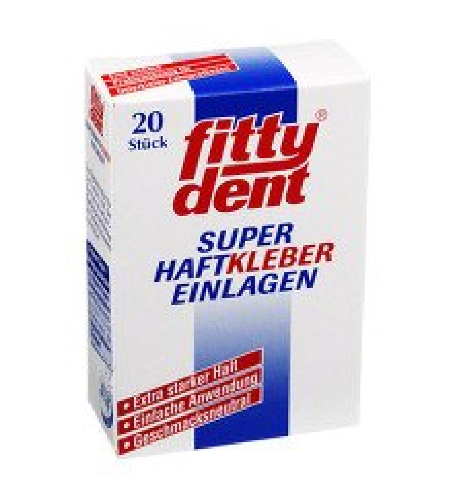 FITTYDENT super adhesive inserts 20 pcs