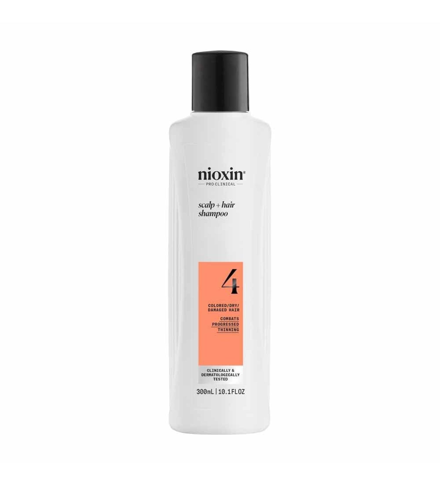 Nioxin System 4 Shampoo for Colored Thinning Hair Shampoo for colored thinning hair 300ml - Buy Online on GoSupps.com