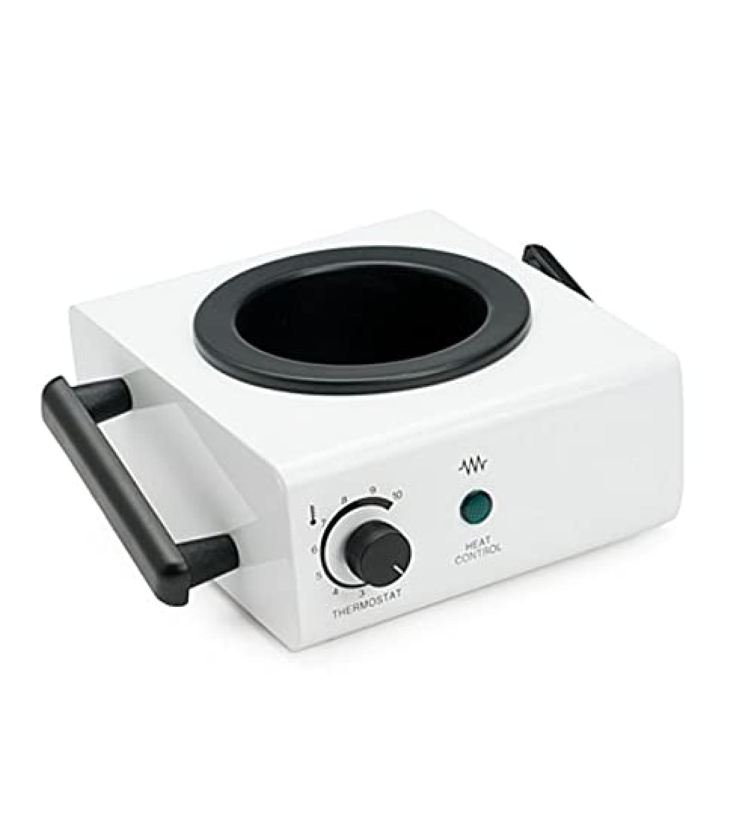 Metal wax warmer for 400ml cans Kosmetex Professional wax heater wax warmer Quadrato for wax cans wax beads