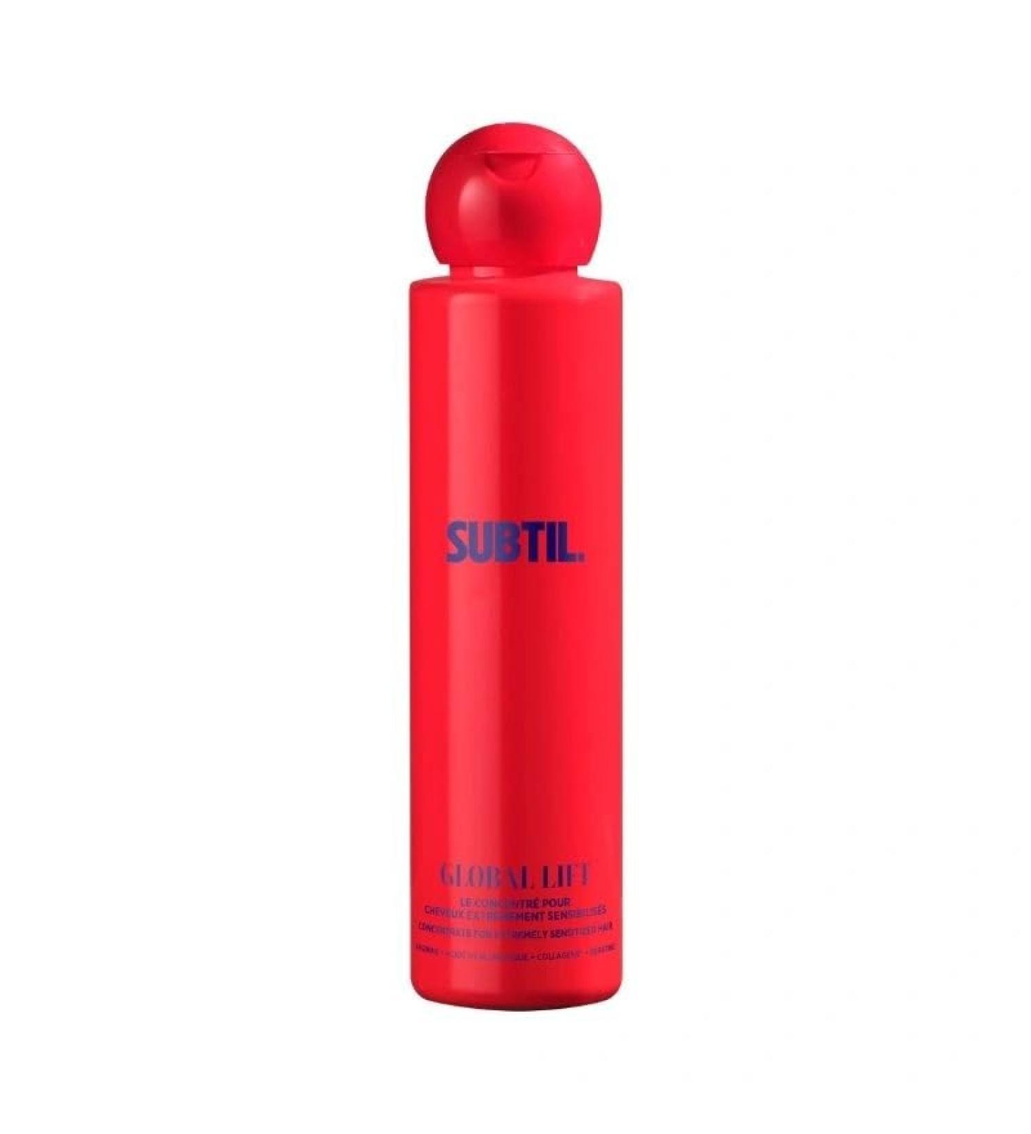Subtil Global Lift Concentr Pour Cheveux 150ml Effet Botox R paration Profonde Restructuration Capillaire Rouge