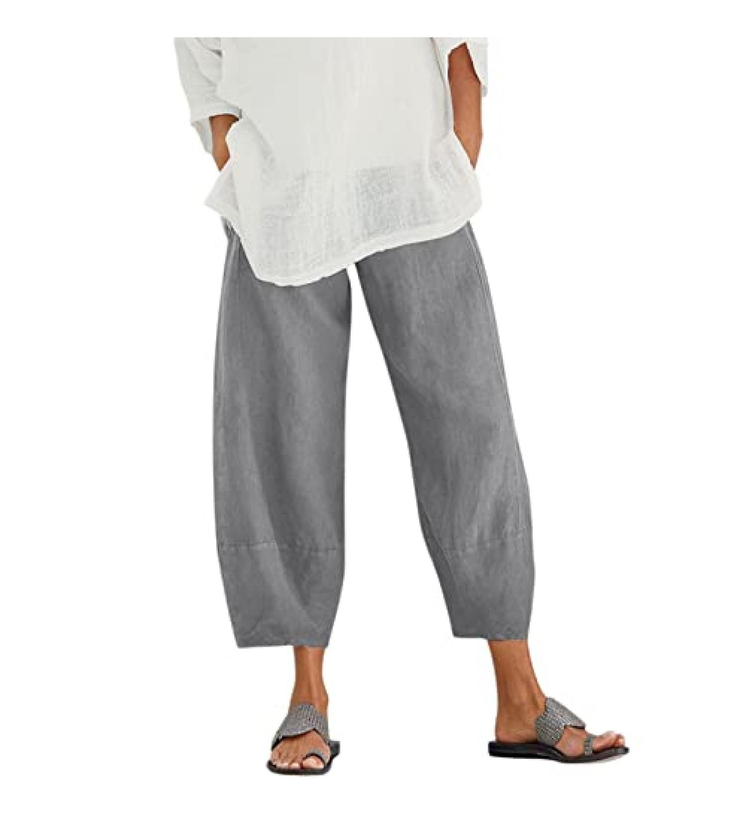 NLOMOCT Women's Dandelion Capri Pants - Grey Large - Buy Online on GoSupps.com