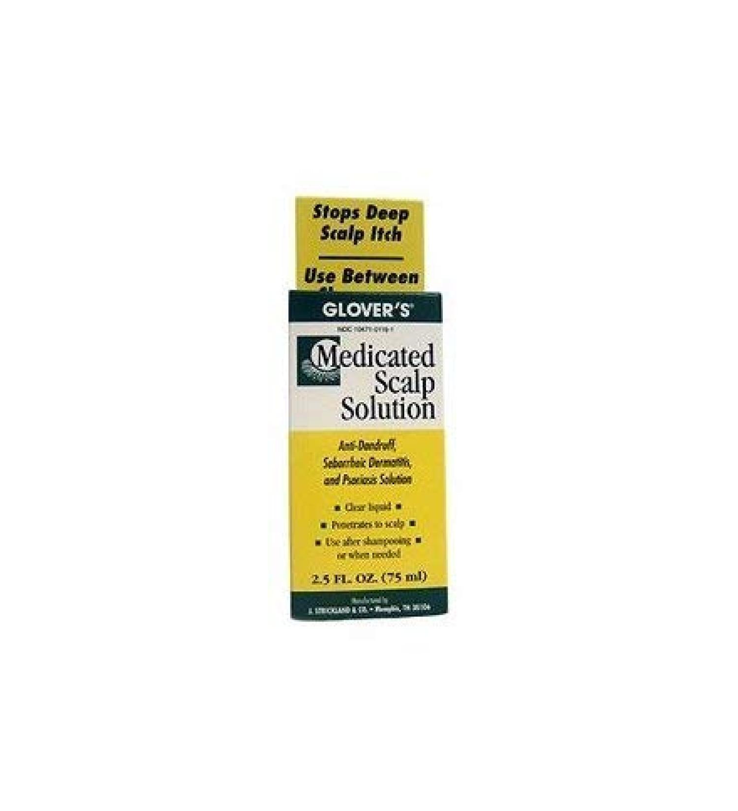 GLOVER S Medicated Scalp Solution 2.5 oz