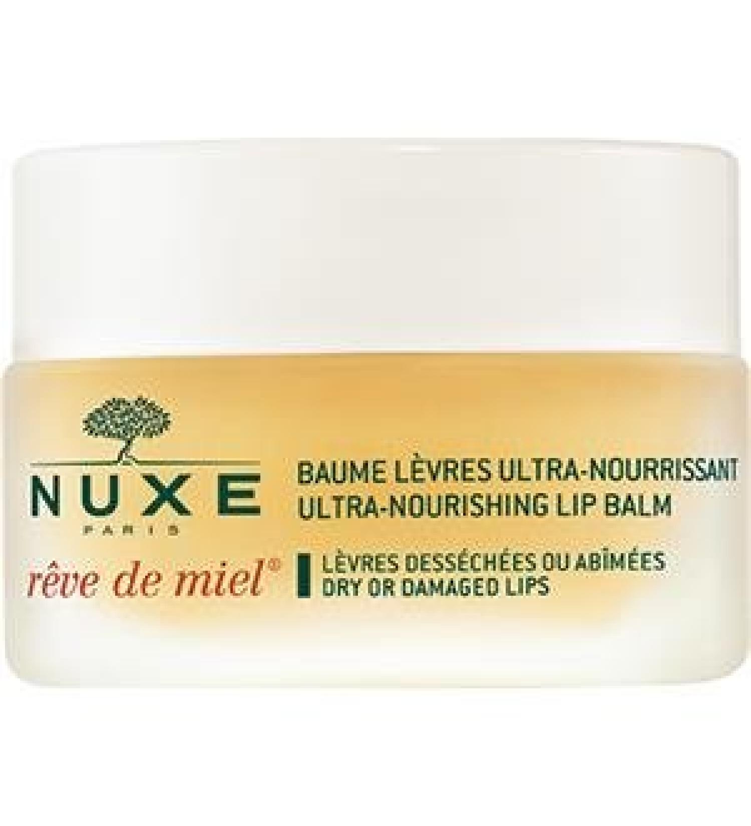 Nuxe Facial Care Lip Care Ultra-Nourishing Lip Balm 15 g Honey 15 g (Lot de 1)