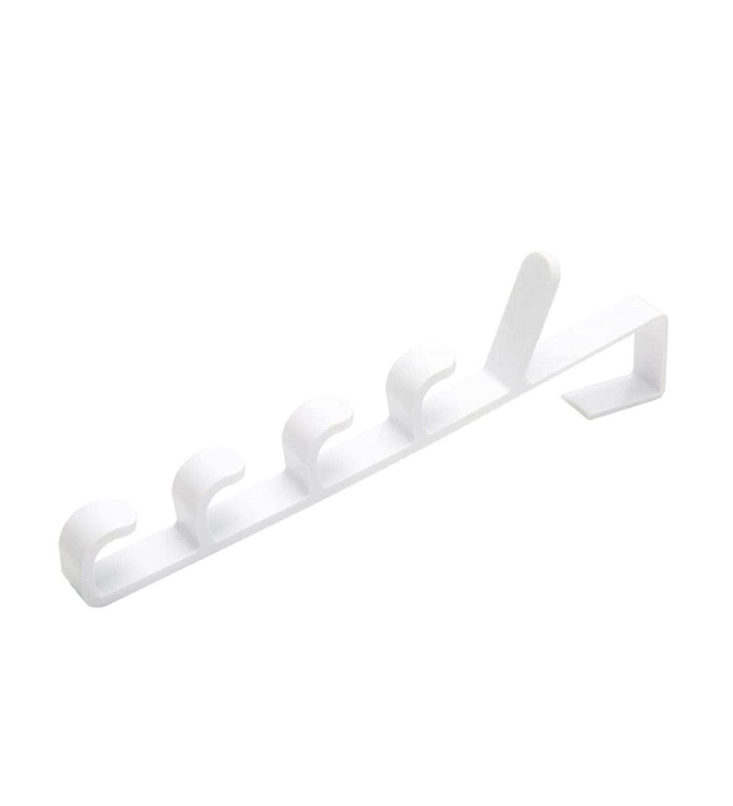 GLEAVI 3pcs 5 Plastic Hooks Portable Coat Towel Over Holders Door Hangerwhitel Hanging Hat The Rack - Buy Online on GoSupps.com