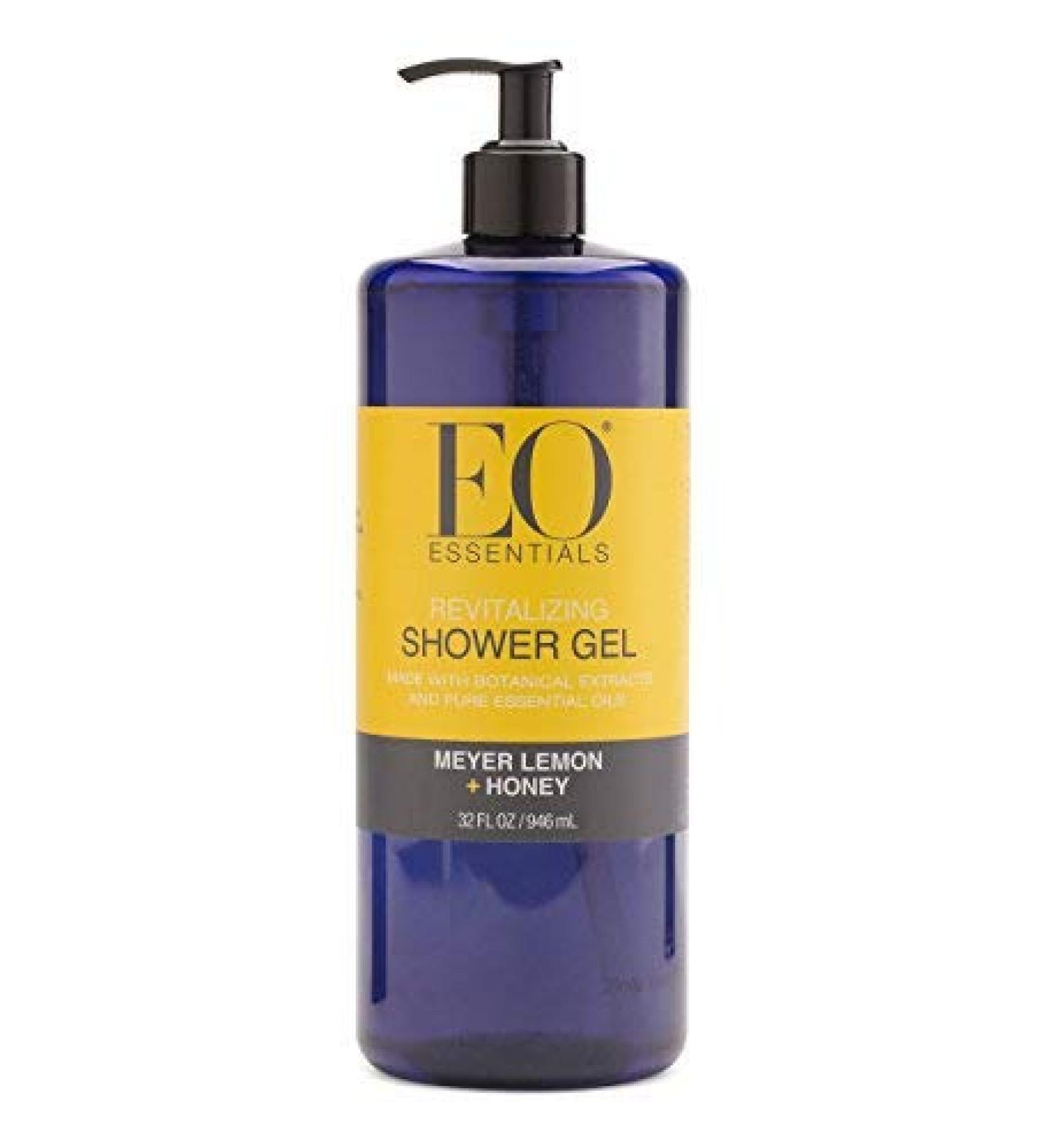 EO Meyer Lemon Plus Honey Shower Gel 32 Ounce