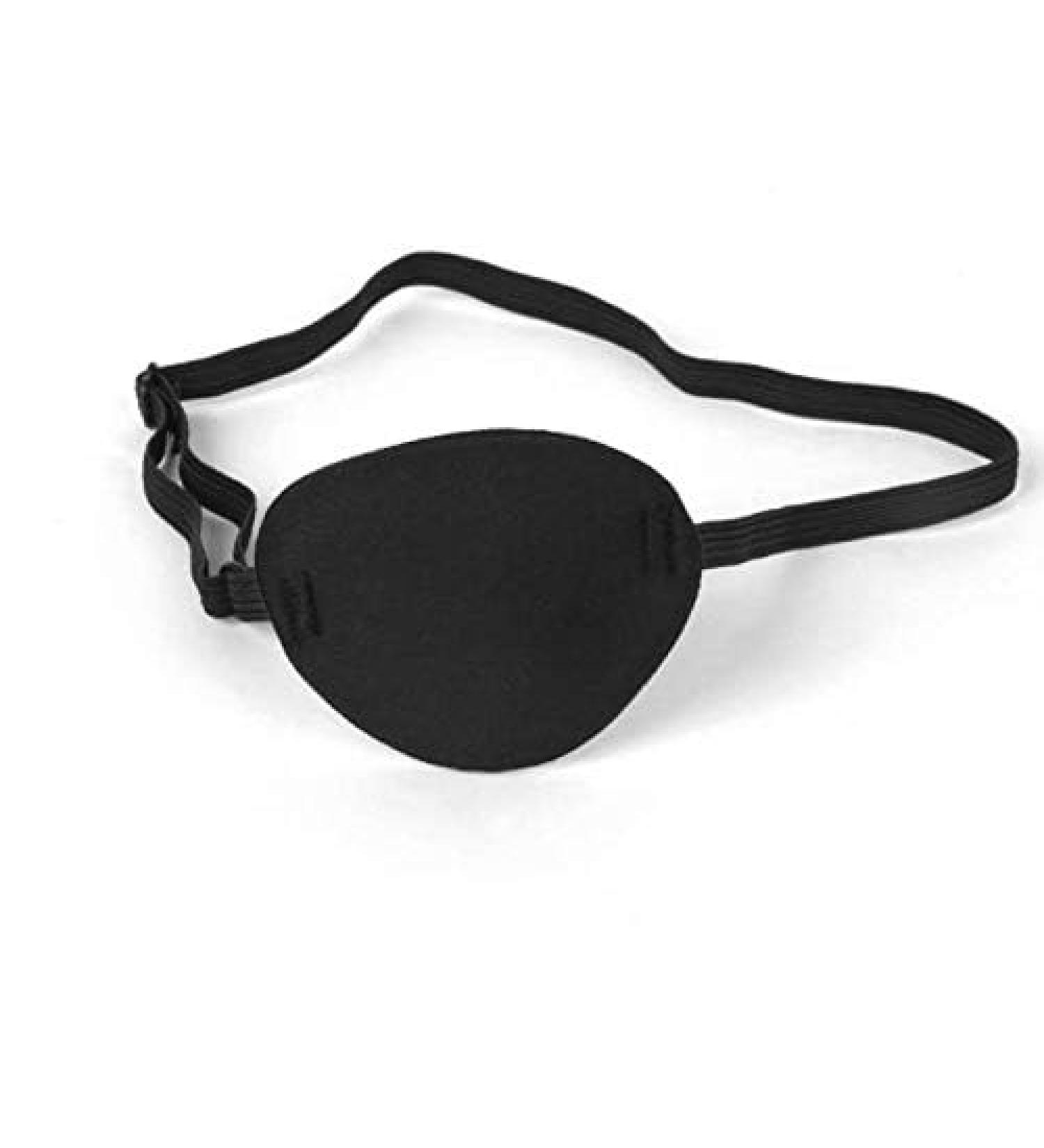 WINBOB Adjustable Eye Patch for Adults and Kids Black Comfortable Strabismus Recovery Eye Mask