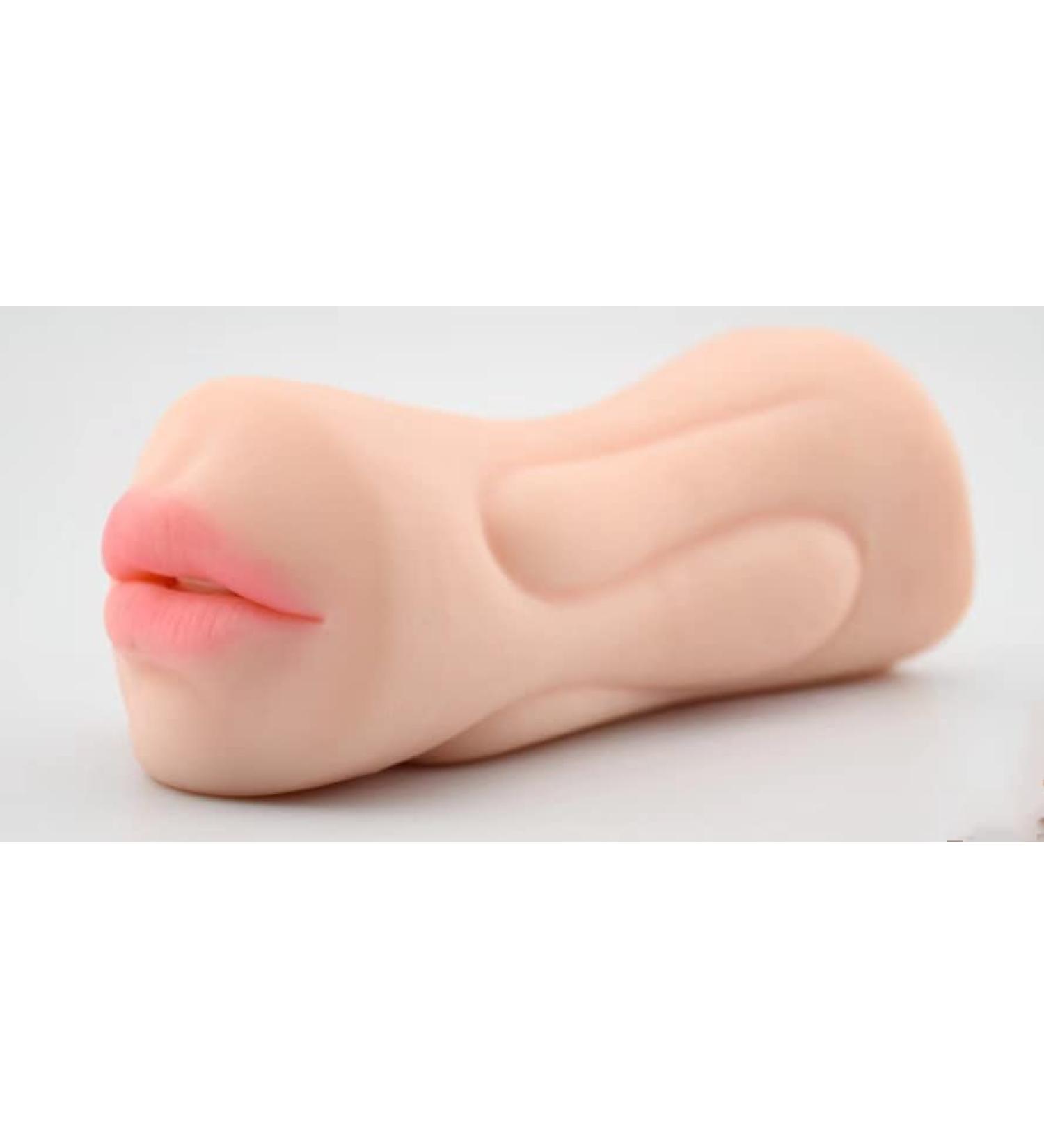 FUNTLY Male 3D Realistic Oral Cup Genuine Silicone Toy for Men Sports Goods Sleeve - Buy Online on GoSupps.com