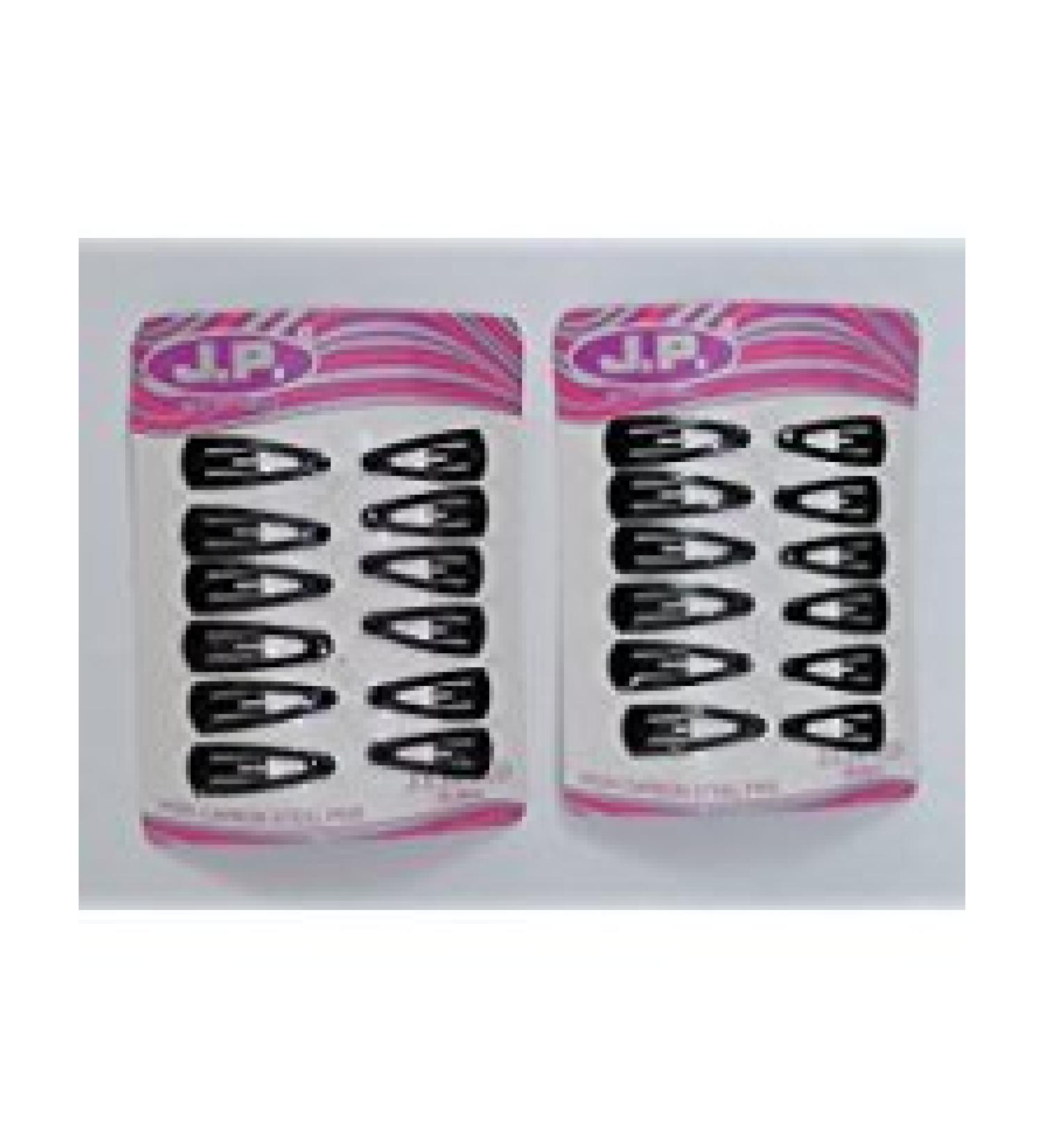 Yukta Eternals 70 Pcs Small Snap Clip Size 22 mm(Small) for Toddler Baby Black Color Tik Tik Clips - HC-08
