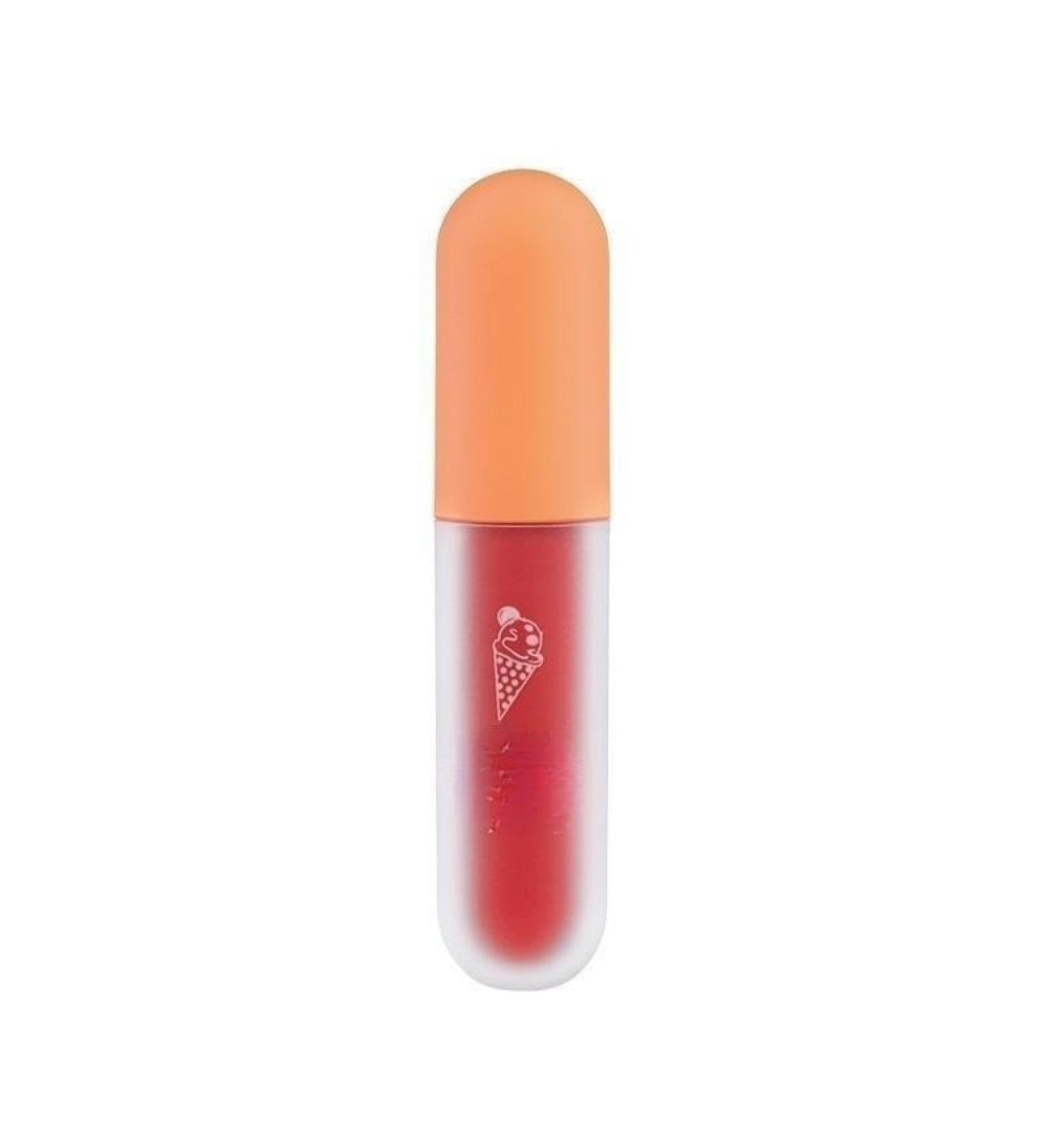BADALO Velvet Mist Water Mist Lip Mud Soft Silky Matte Vegan White Glossy Non-stick Lip Glaze Lipstick (color: 101 heroine rose tea)