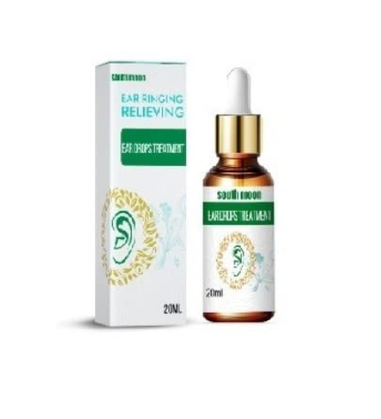 20ml Ear Ringing Oil for Tinnitus Relief and Ear Pain - Ear Drops for Hearing and Earache Relief - Buy Online on GoSupps.com
