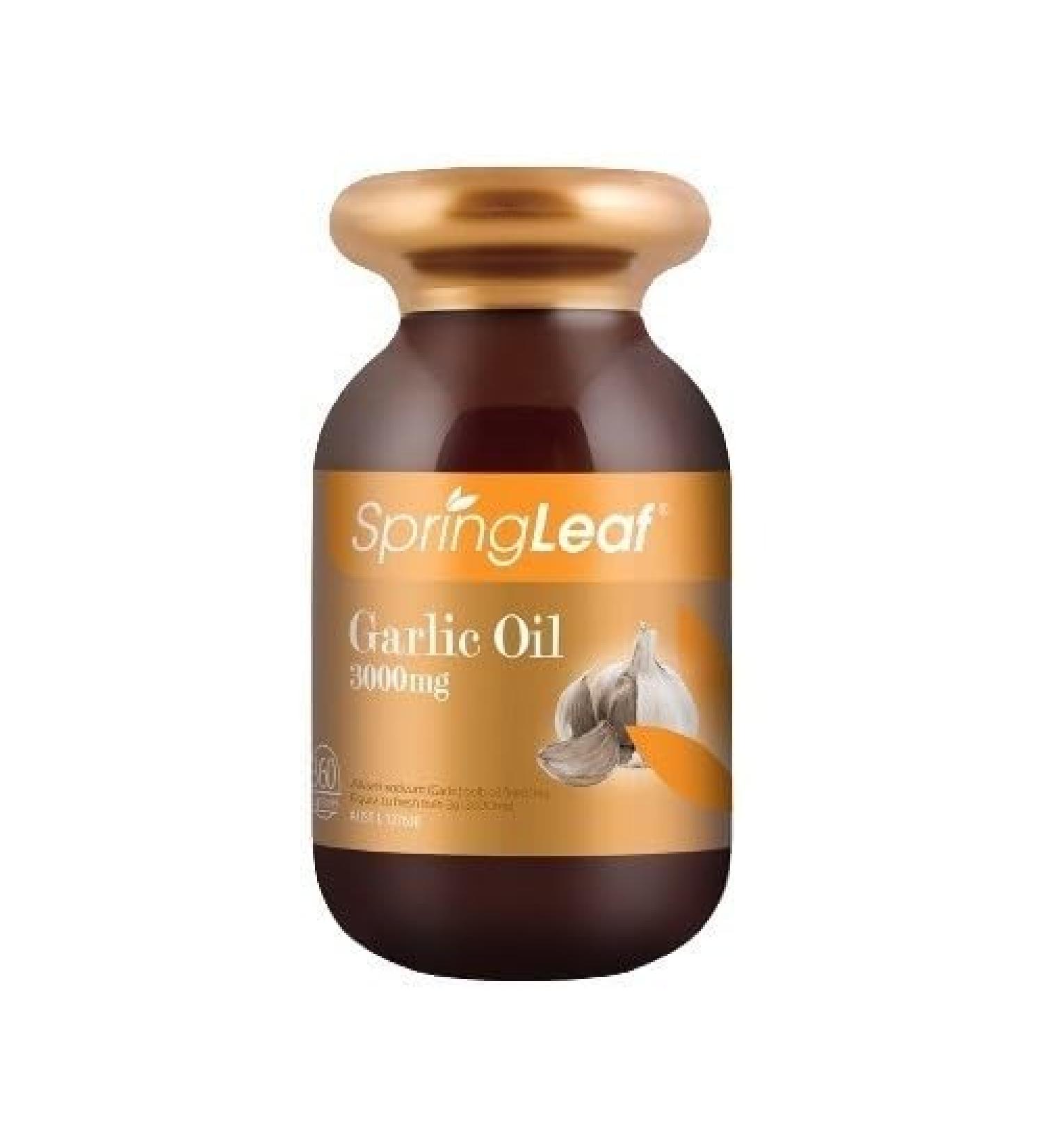 Generic Spring Leaf Garlic Oil 360 capsules 30 Count (Pack of 1)