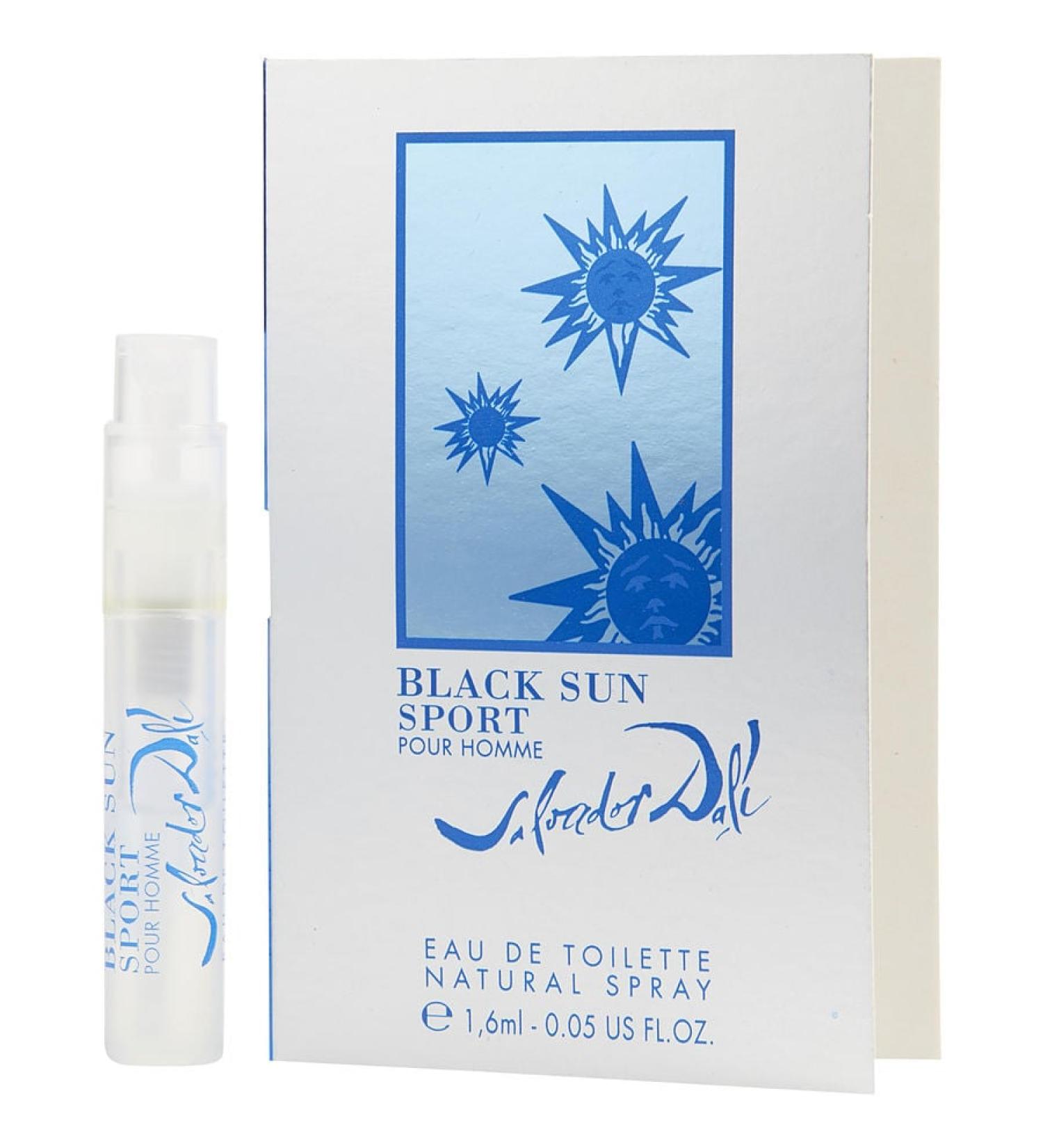 BLACK SUN SPORT by Salvador Dali - EDT SPRAY VIAL - MEN