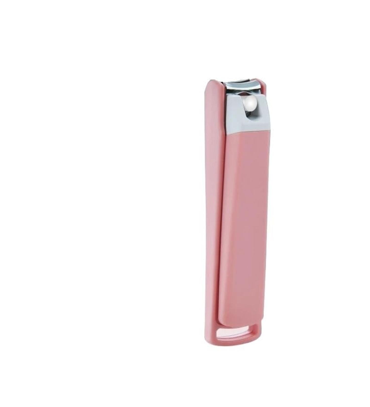 Nail Clippers 1 Anti Splash Nail Clipper and Nail Clipper Toenail Clippers (Color : PinkL)