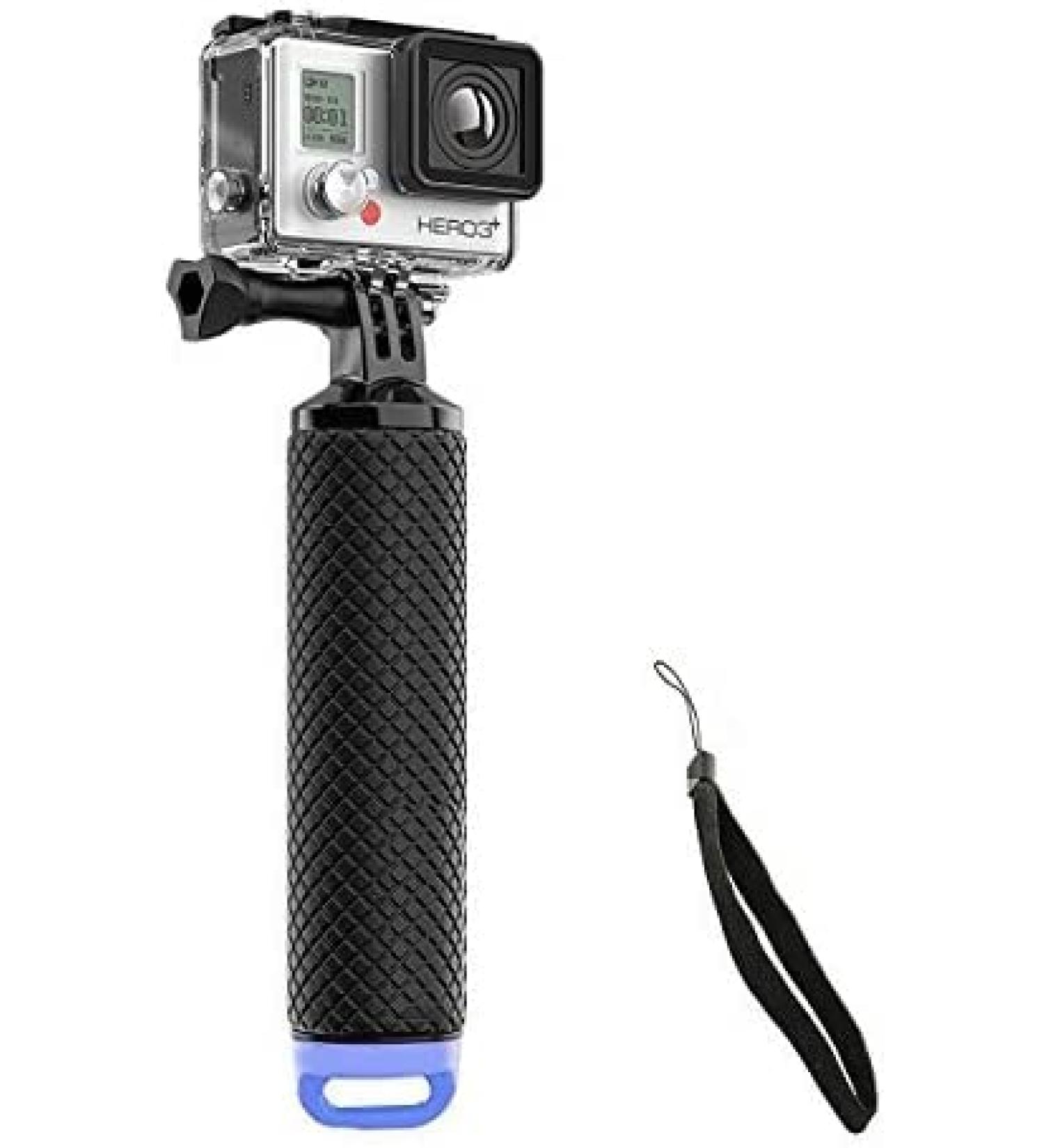 Mystery Waterproof Floating Hand Grip for Gopro Hero Session Cameras - Blue Handle - Buy Online on GoSupps.com