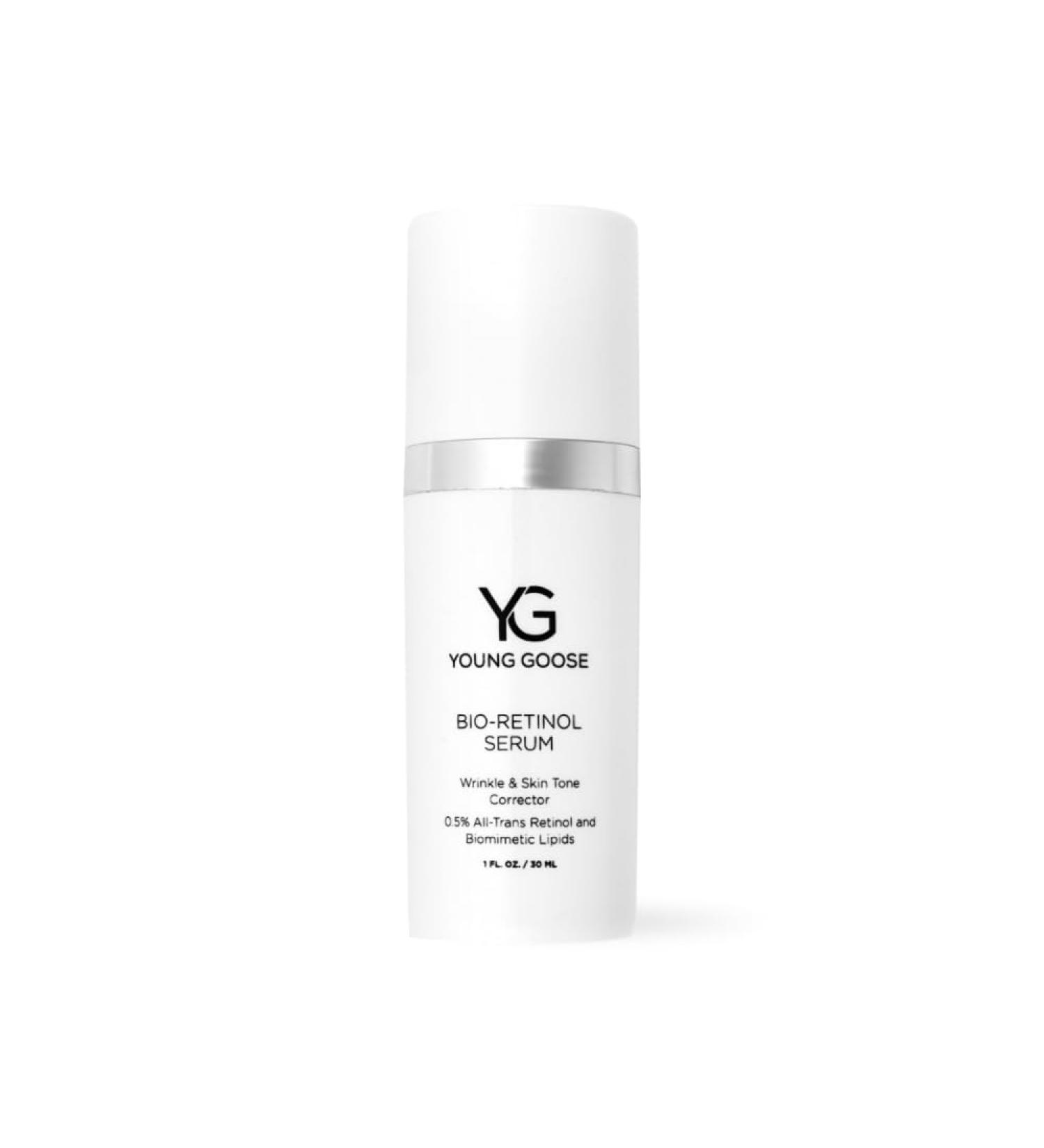 Bio-Retinol Wrinkle & Skin Tone Correcting Serum | Young Goose | Rejuvenating 50ml | Fade Age Spots & Age Defense | International Shipping Available - Buy Online on GoSupps.com