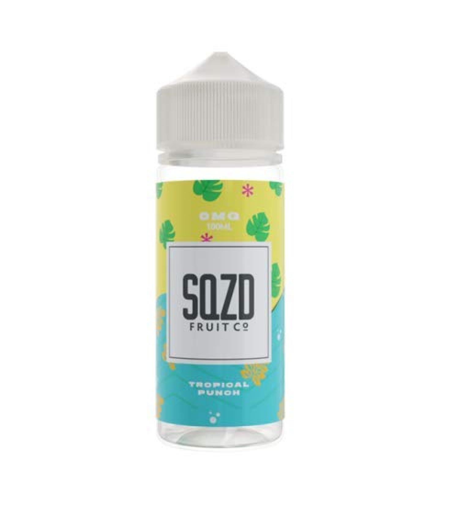 SQZD Fruit Co. Tropical Punch 100ml E-Liquid (120ml Shortfill)