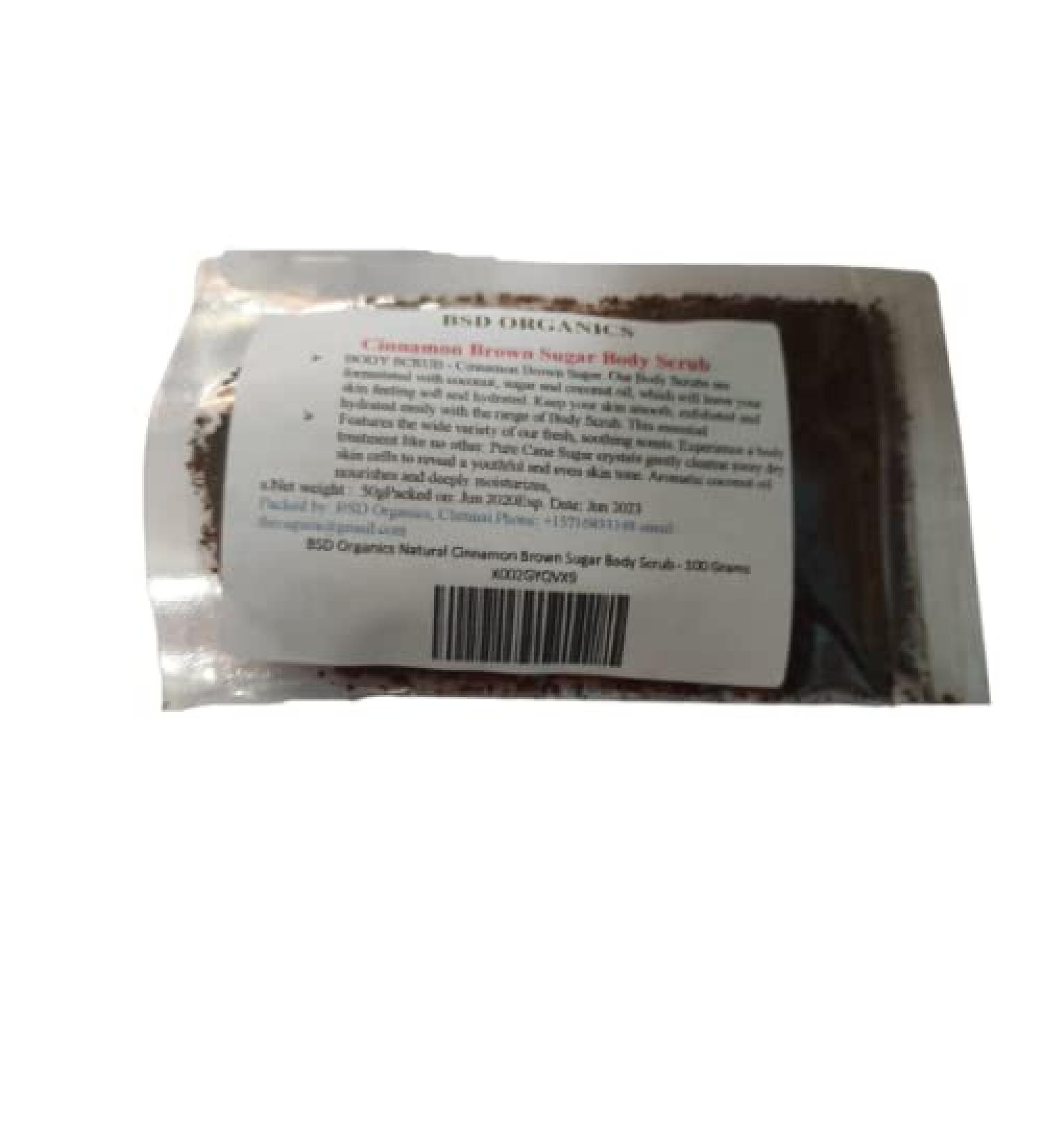 Natural Cinnamon Brown Sugar Body Scrub - 100 Grams