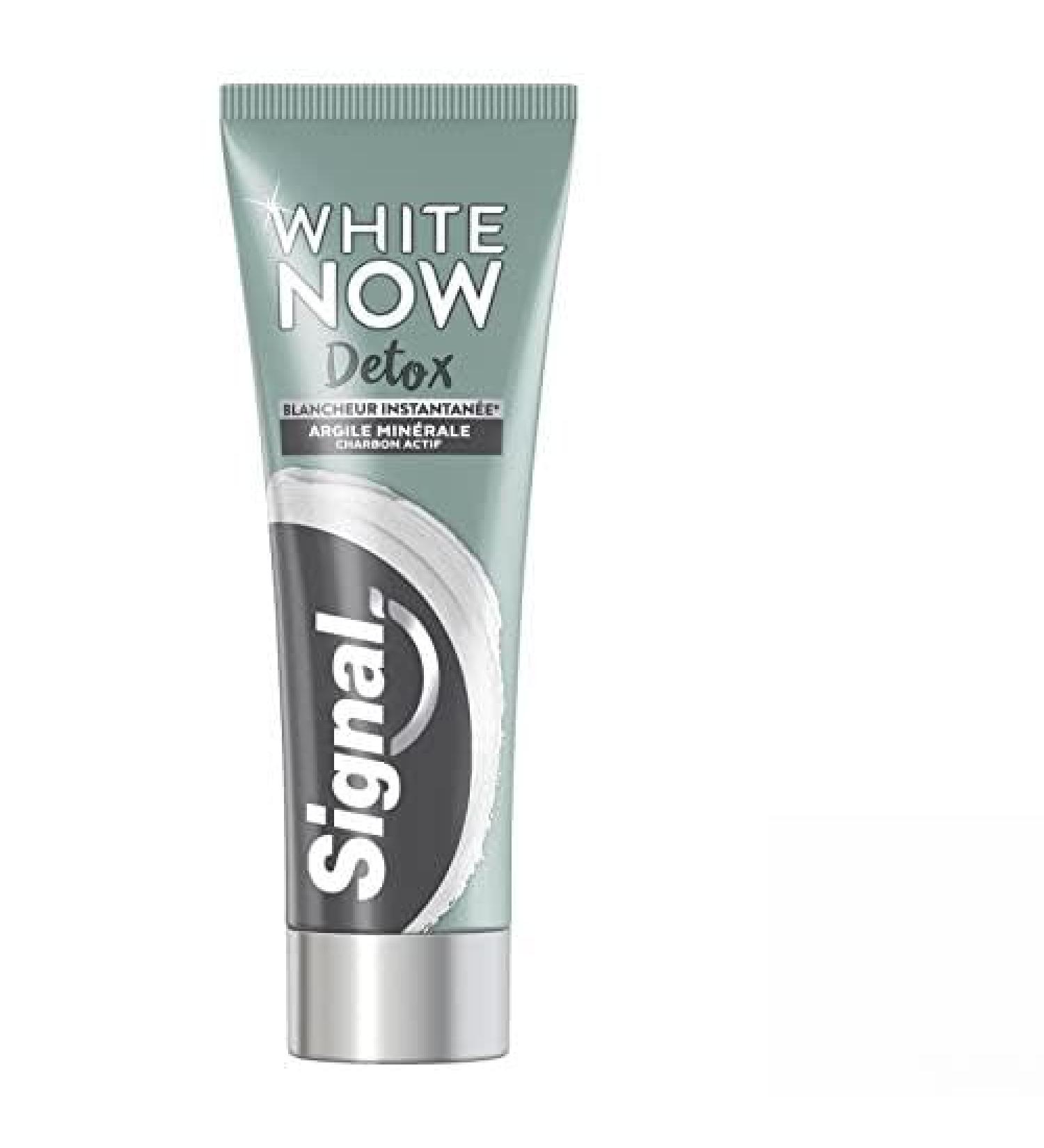 SIGNAL - White Now Whitening Toothpaste Clay & Charcoal 75Ml - Pack of 3 - Buy Online on GoSupps.com