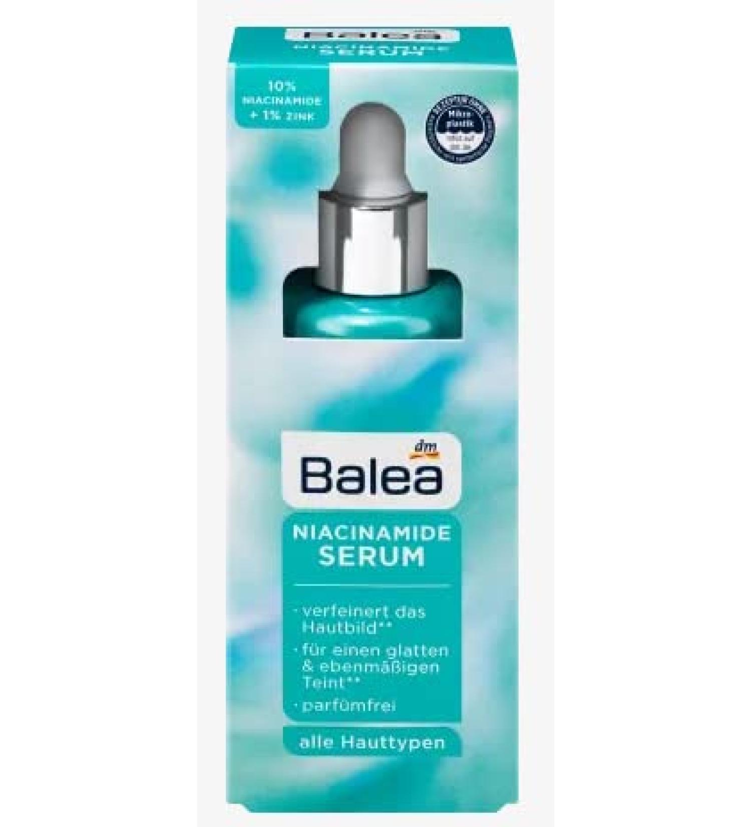 Balea Niacinamide Serum 30ml | Brightening & Hydrating Skincare | International Shipping Available - Buy Online on GoSupps.com