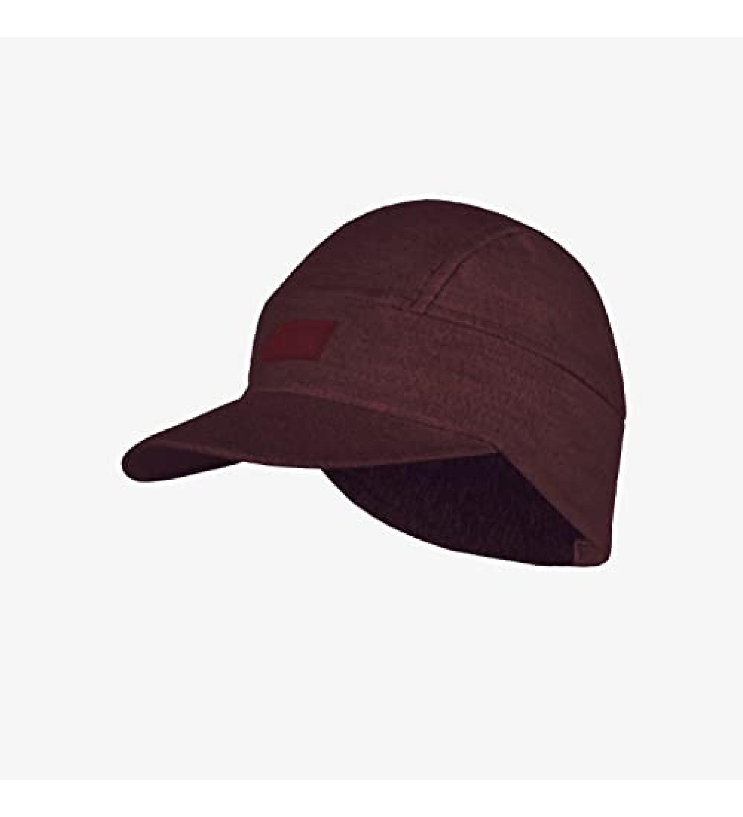 BUFF Unisex Merino Wool Fleece Cap Hat - Maroon | Packable & Adjustable - Buy Online on GoSupps.com