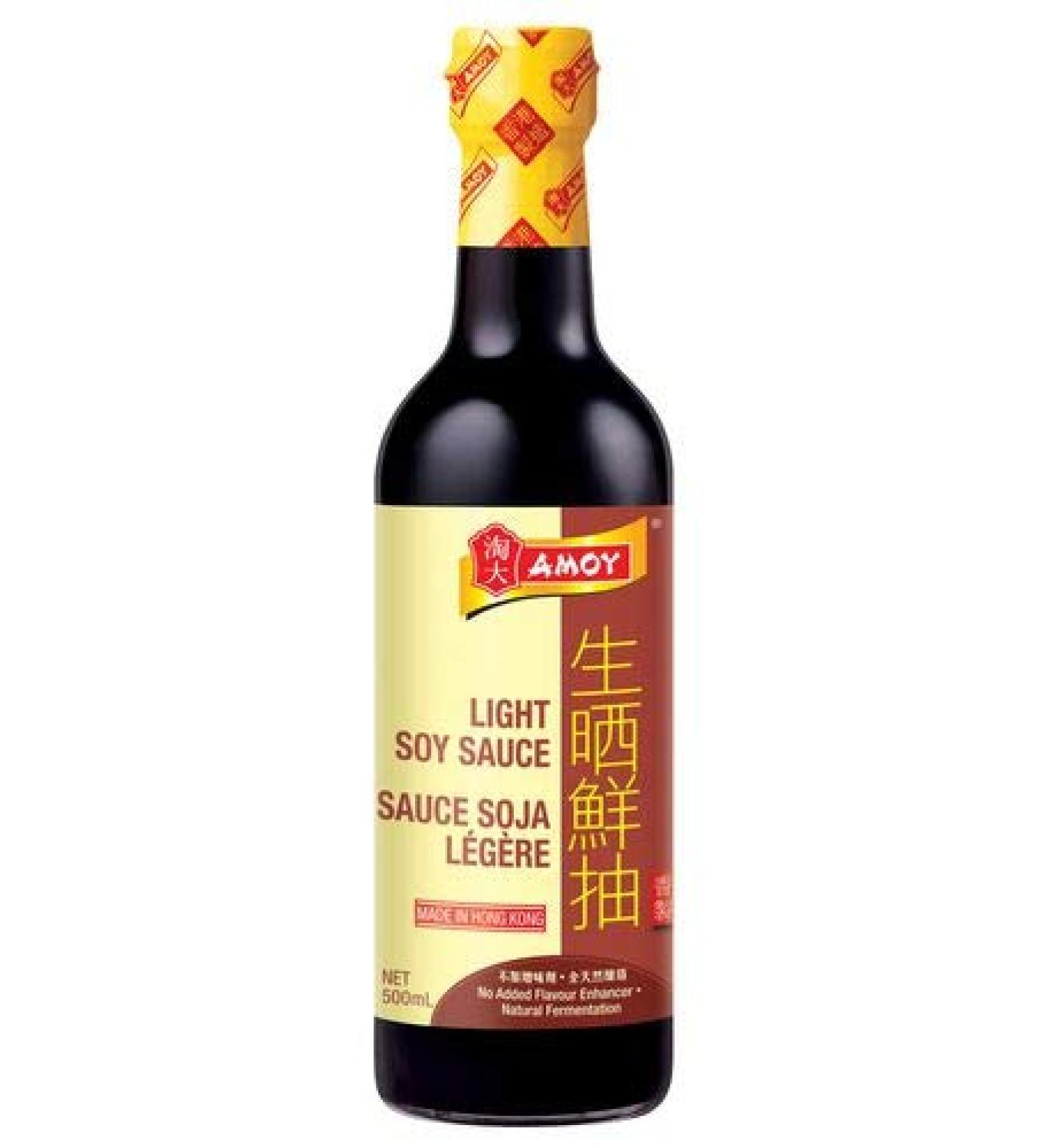AMOY Light Soy Sauce 500ml - Buy Online on GoSupps.com