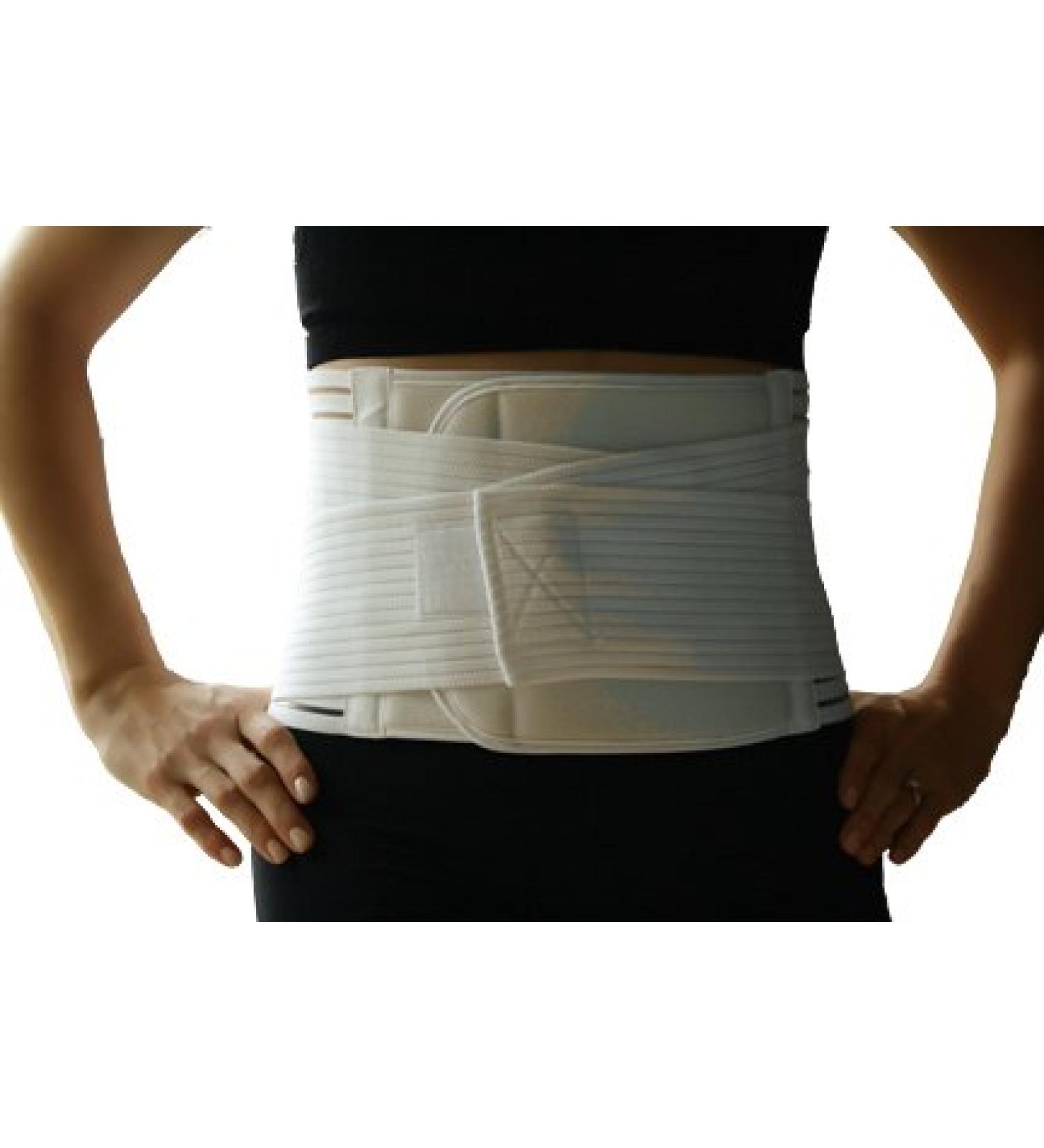 Double Closure Abdominal Hernia Binder - Medium 34-40 | Hernia Support & Reduction | International Shipping Available - Buy Online on GoSupps.com