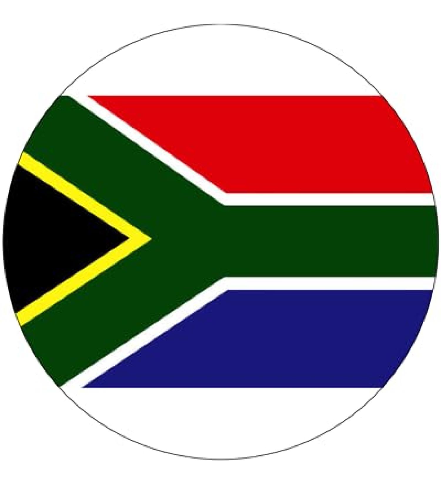 SOUTH AFRICAN PREMIUM AFRICA 7.5" RICE WAFER CARD CAKE TOPPER OLYMPICS RUGBY D1