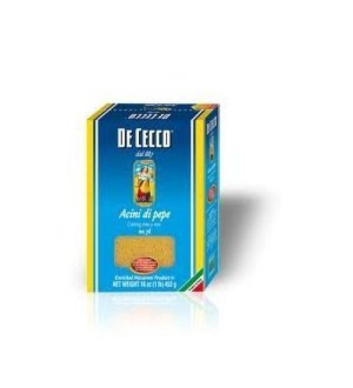 De Cecco Pasta Acini Di Pepe Pasta, 16 Ounces (Pack of 2) 1 Pound (Pack of 2)