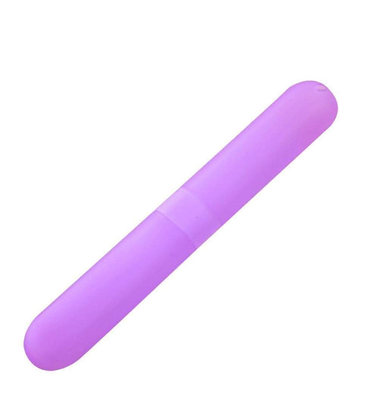 Wmool Travel Accessories Toothbrush Tube Cover - Portable Purple Luggage Boarding Box | Fashionable Plastic Packaging - Buy Online on GoSupps.com