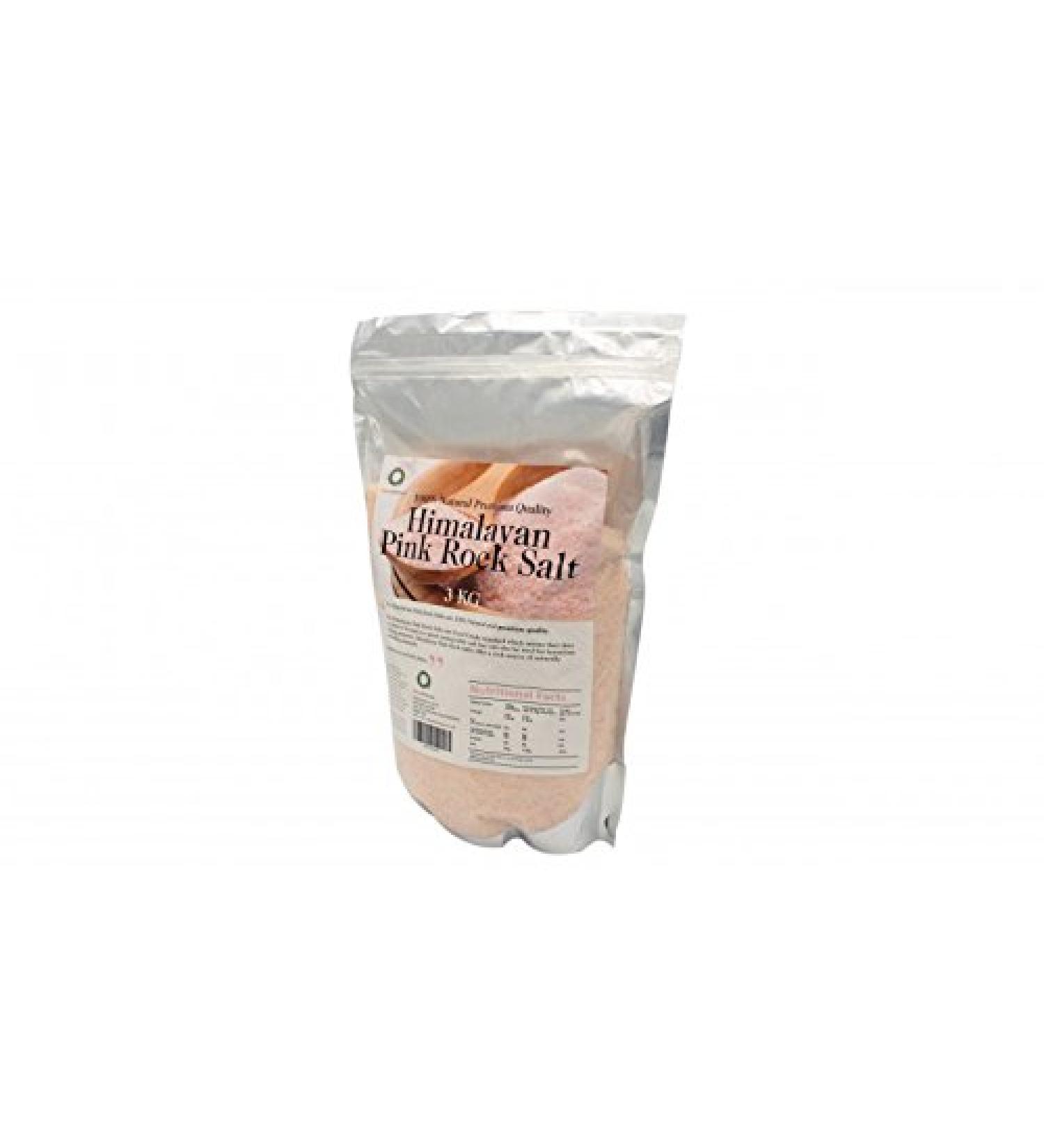 Omninatural Himalayan Pink Coarse Rock Salts in Pouch 3 kg