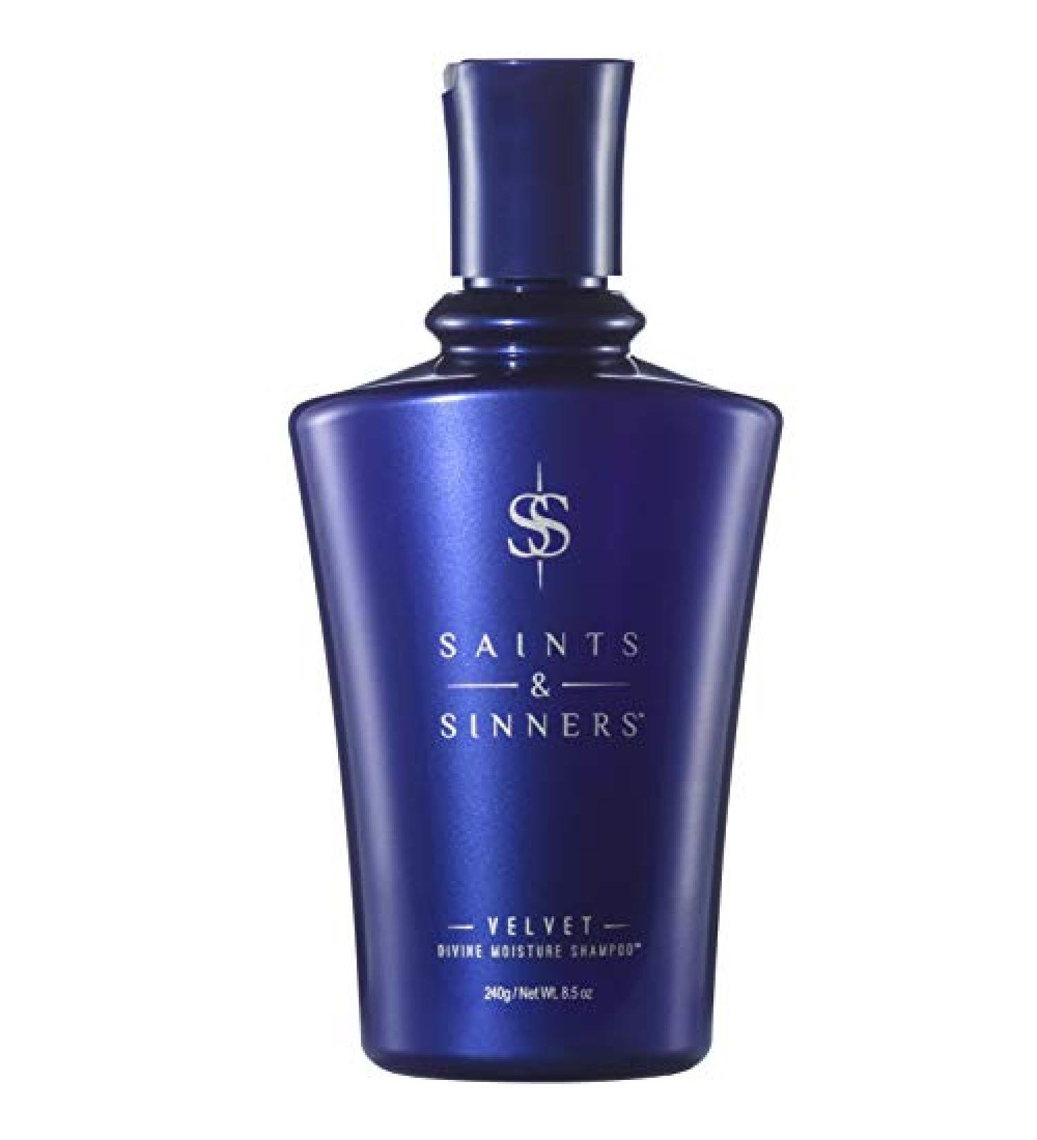 Saints & Sinners Velvet Divine Moisture Shampoo for Dry  Damaged & Colored Treated Hair - Repair  Replenish  Renew & Add Shine (8.5 oz) 8.5 Ounce (Pack of 1)