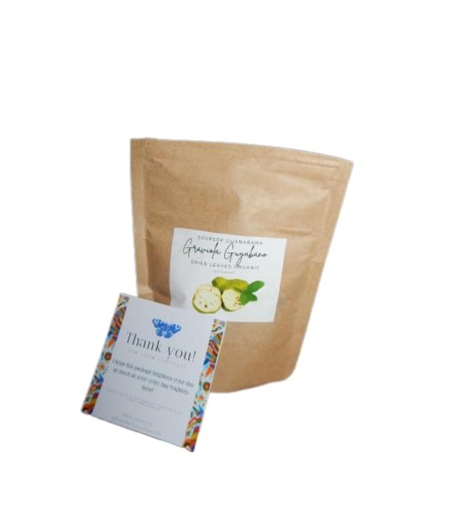 Graviola - Guanabana. Whole Wildcrafted Dried Graviola Soursop Leaves/Hoja De Guanabana Seca | Vacuum Sealed for Freshness | From Ecuador| Premium Quality. (Extra Large)