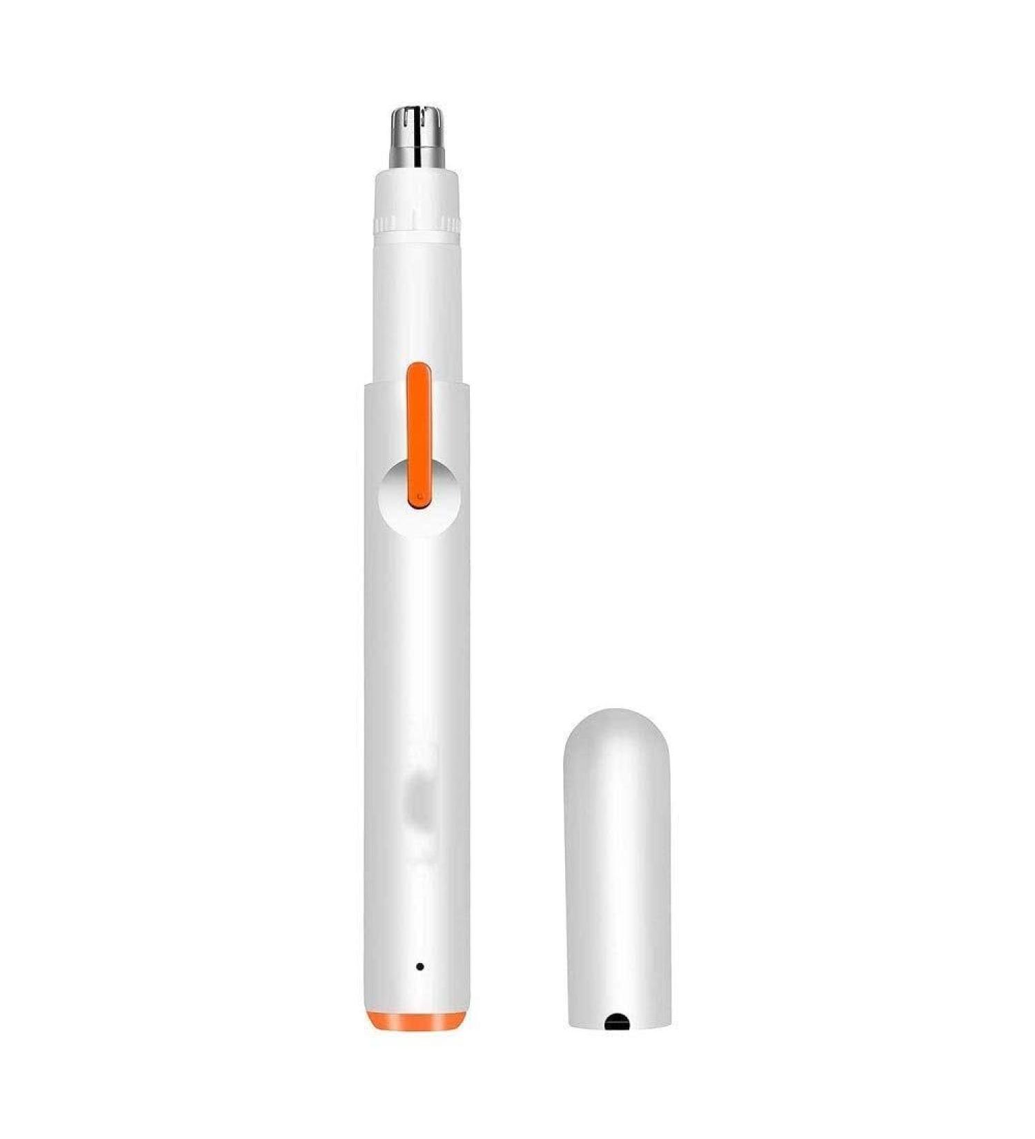Professional USB Rechargeable Nose Hair Trimmer - Painless Ear & Nose Hair Removal for Men & Women | Waterproof with Dual Edge Blades - Buy Online on GoSupps.com