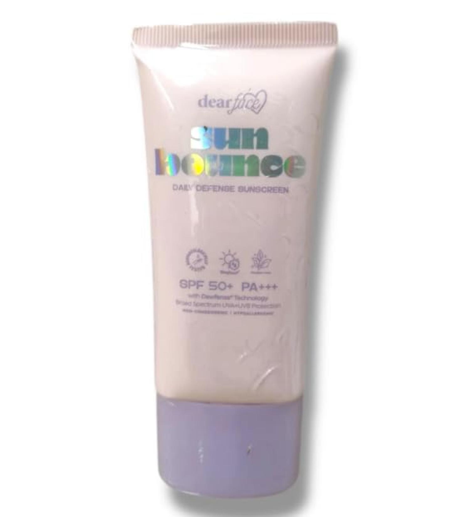 Dear Face Sun Bounce Daily Defense Sunscreen SPF 50+ PA+++ (50ml)