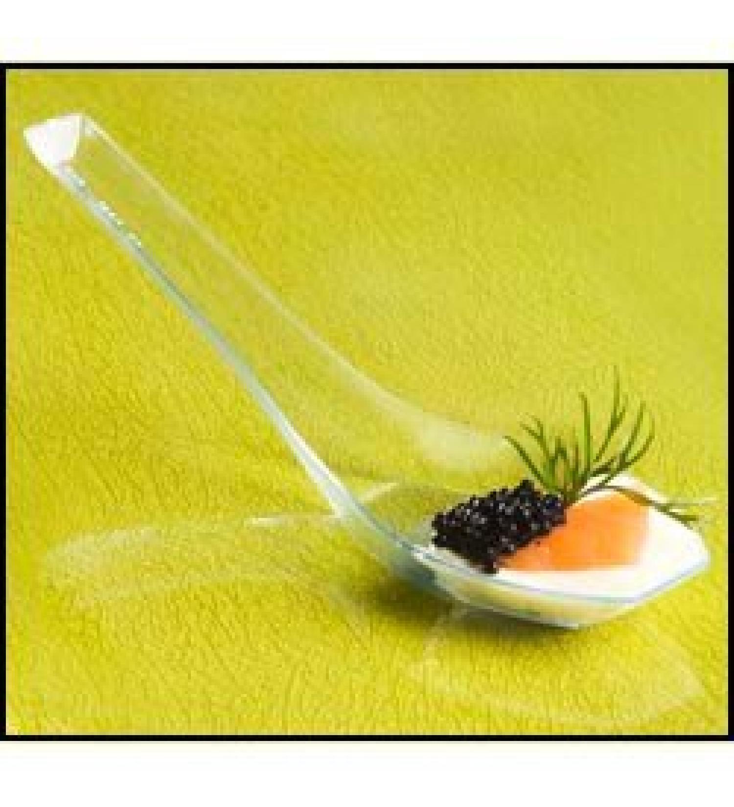 Clear Plastic Zest Spoons 12 Ct.