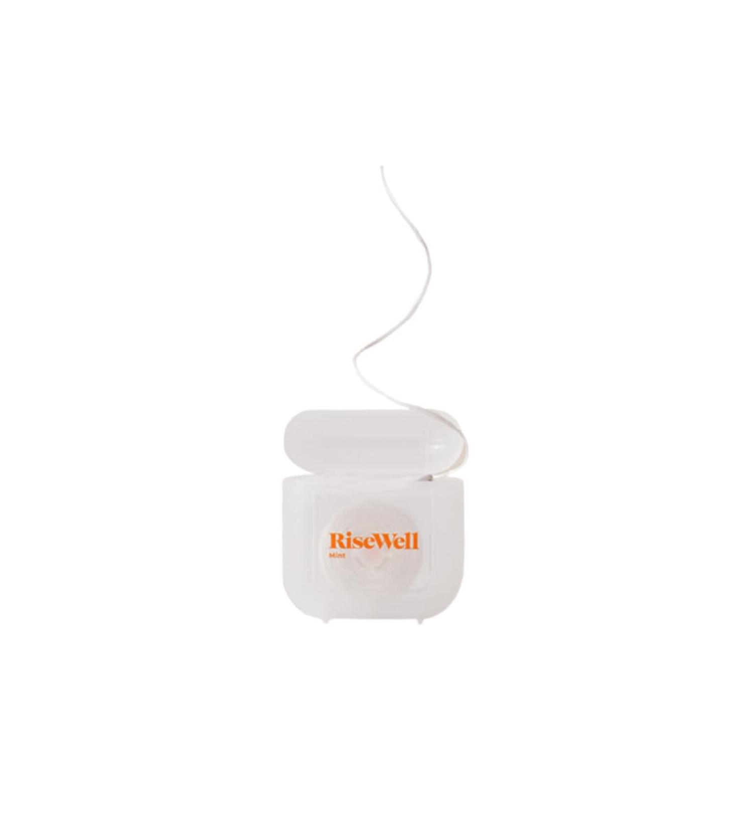 Buy RiseWell Hydroxyapatite Dental Floss - Mint Green & Teflon Free | Premium Dental Care for Healthy Teeth - Buy Online on GoSupps.com