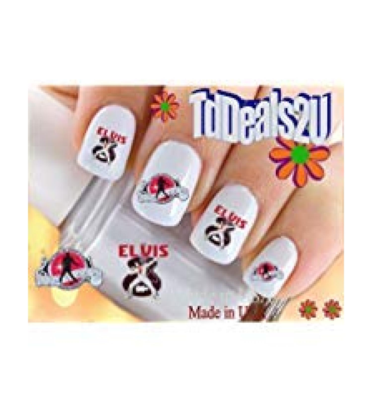Nail Art Decals WaterSlide Nail Transfers Stickers Elvis #4 The King - General Nail Decals - Salon Quality! DIY Nail Accessories